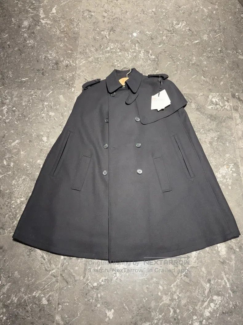 Valentino Valentino Black wool cape coat Size XS / US 0-2 / IT 36-38 - 1 Thumbnail