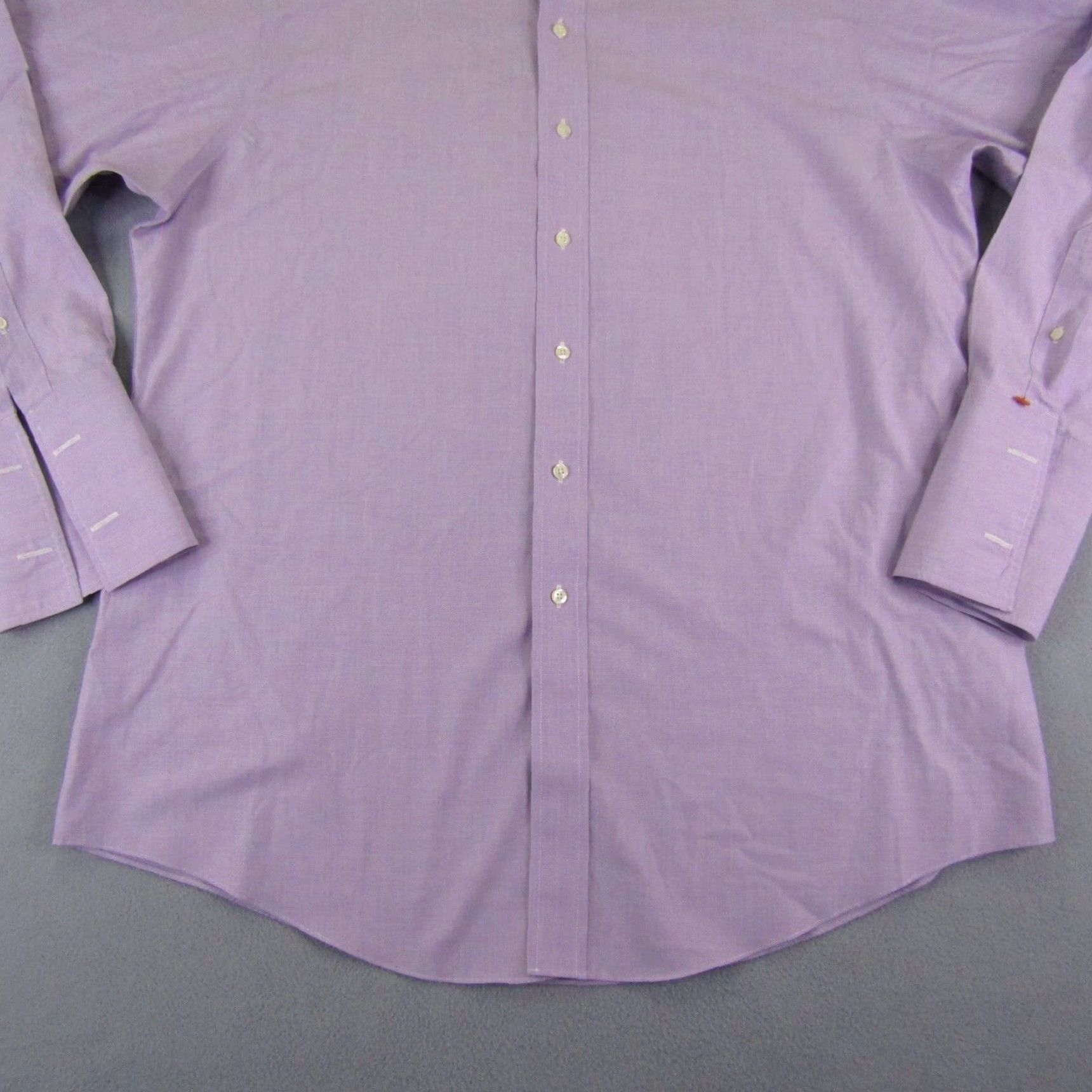 Brooks Brothers Brooks Brothers Shirt Mens XL Purple Lavender Regent Flip Cuffs Non Iron 17-33 Button-Up Long Sleeve Size US XL / EU 56 / 4 - 3 Thumbnail