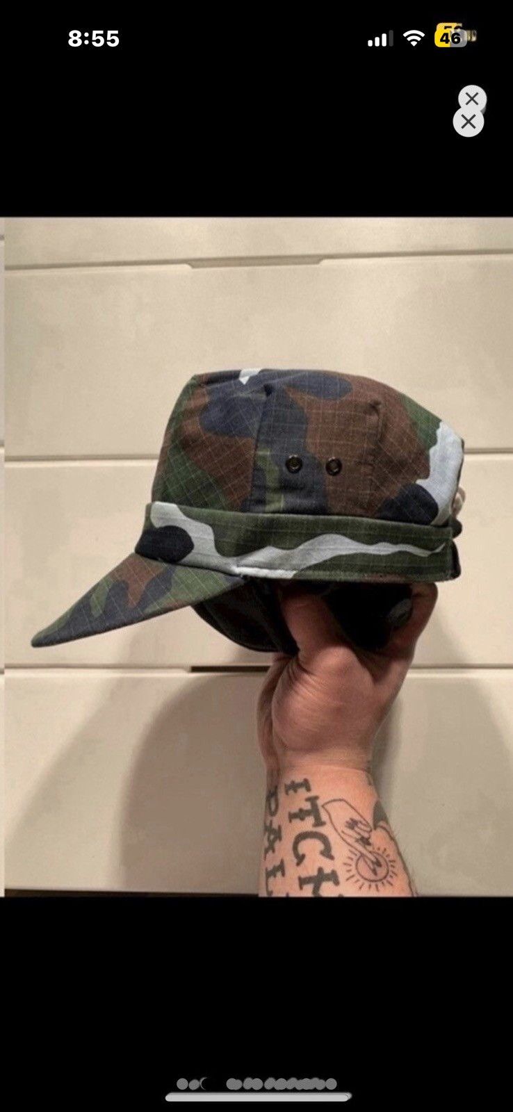 Vintage ***FINAL DROP***RARE 90s RIPSTOP MILITARY CAP O/S Size ONE SIZE - 2 Thumbnail