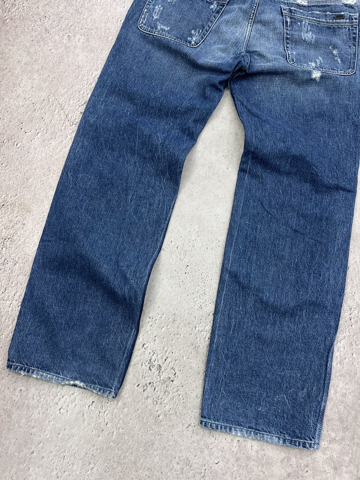 Diesel × If Six Was Nine Vintage Diesel Dirty New Age Distressed Denim Size US 33 - 15 Thumbnail