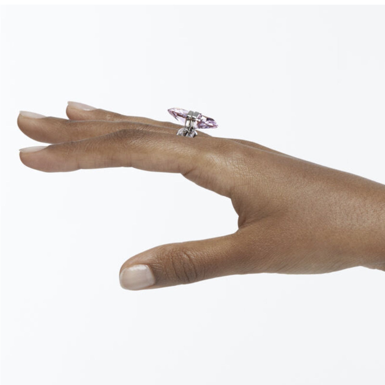 Swarovski Swarovski Lucent ring Magnetic, Pink 4 3/4 USA Size ONE SIZE - 10 Thumbnail