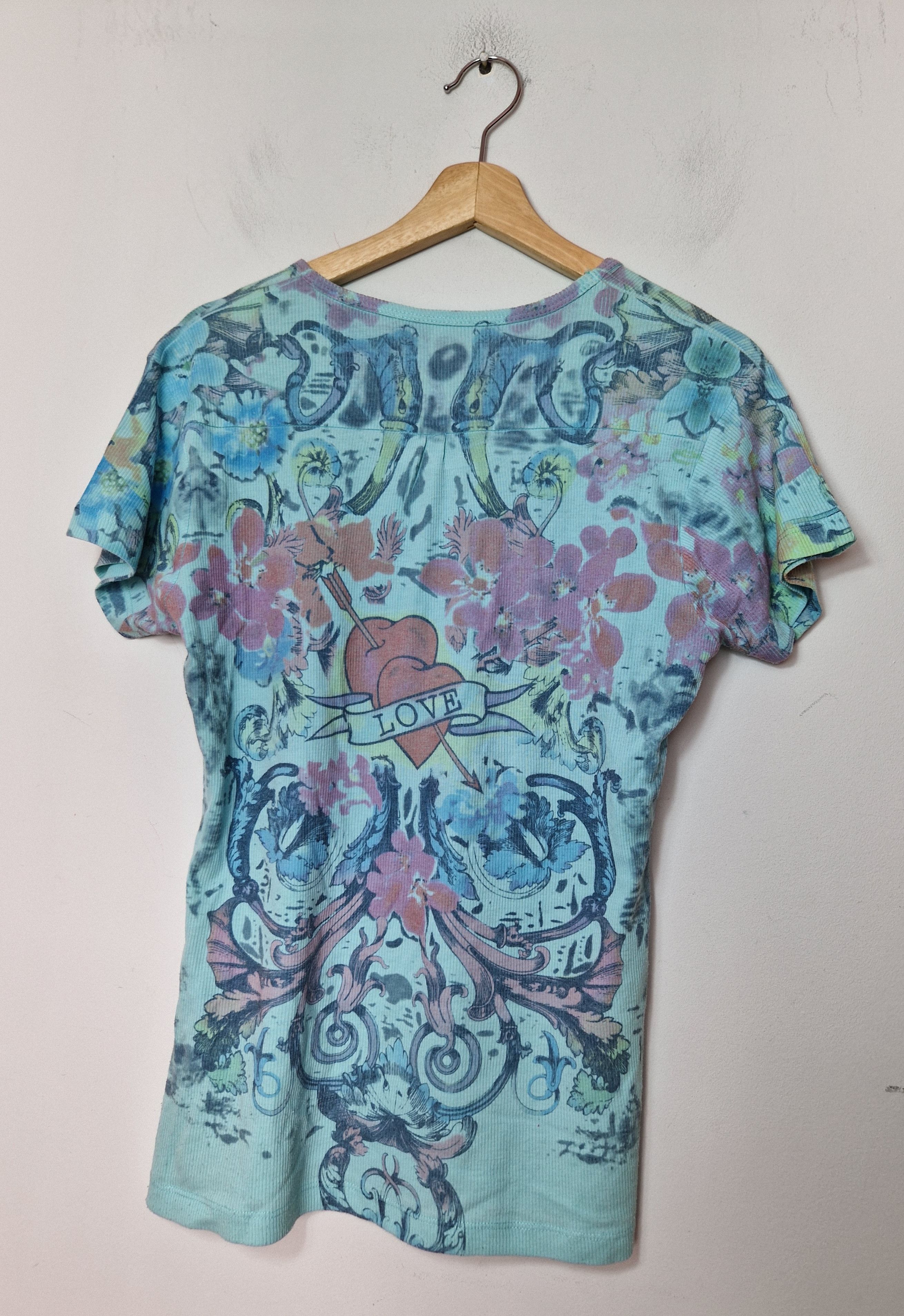 Ed Hardy vintage top ed hardy christian audiger style mesh y2k Size M / US 6-8 / IT 42-44 - 4 Thumbnail