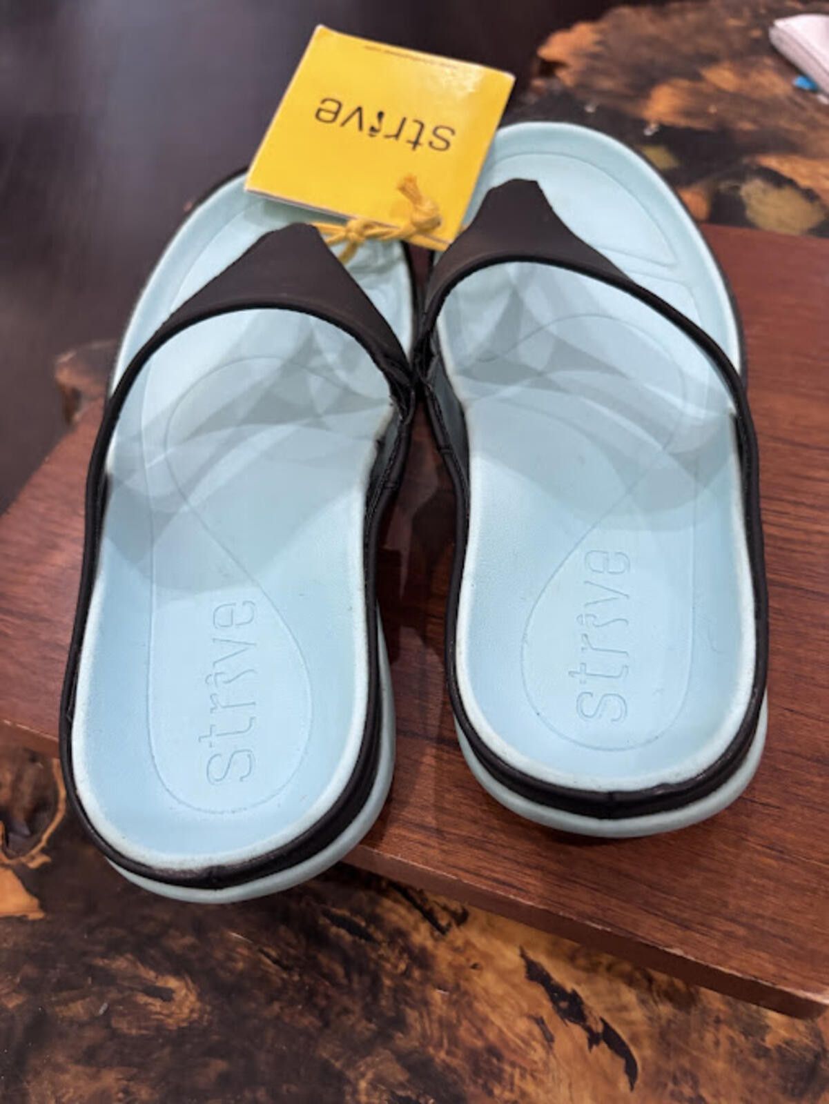 OVER THE STRiPES Strive Women's Comfortable Thong Sandals Size 6 NWT No Box Size US 6 / IT 36 - 3 Thumbnail