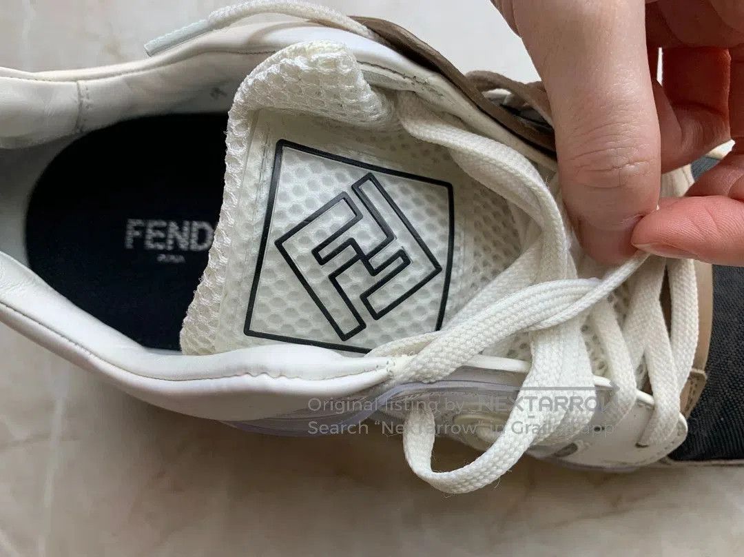 Fendi fendi casual lace-up sports shoes. Size US 7 / EU 40 - 3 Thumbnail