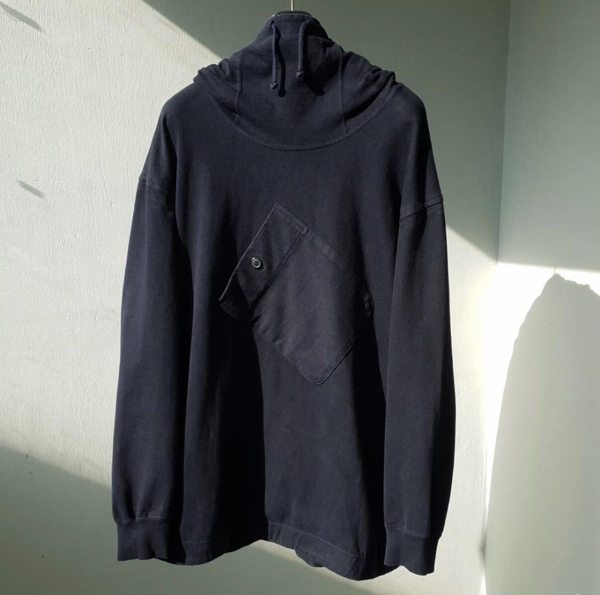Issey Miyake Issey Miyake 90s Pocket Hooded Sweatshirt Size US M / EU 48-50 / 2 - 1 Thumbnail