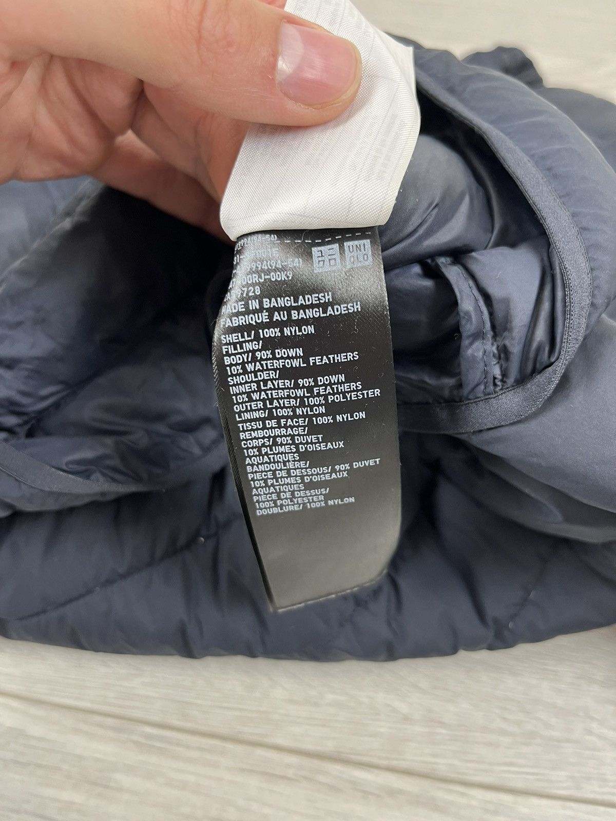 Uniqlo Uniqlo Micro Puffer Down Jacket Navy Size US M / EU 48-50 / 2 - 8 Thumbnail