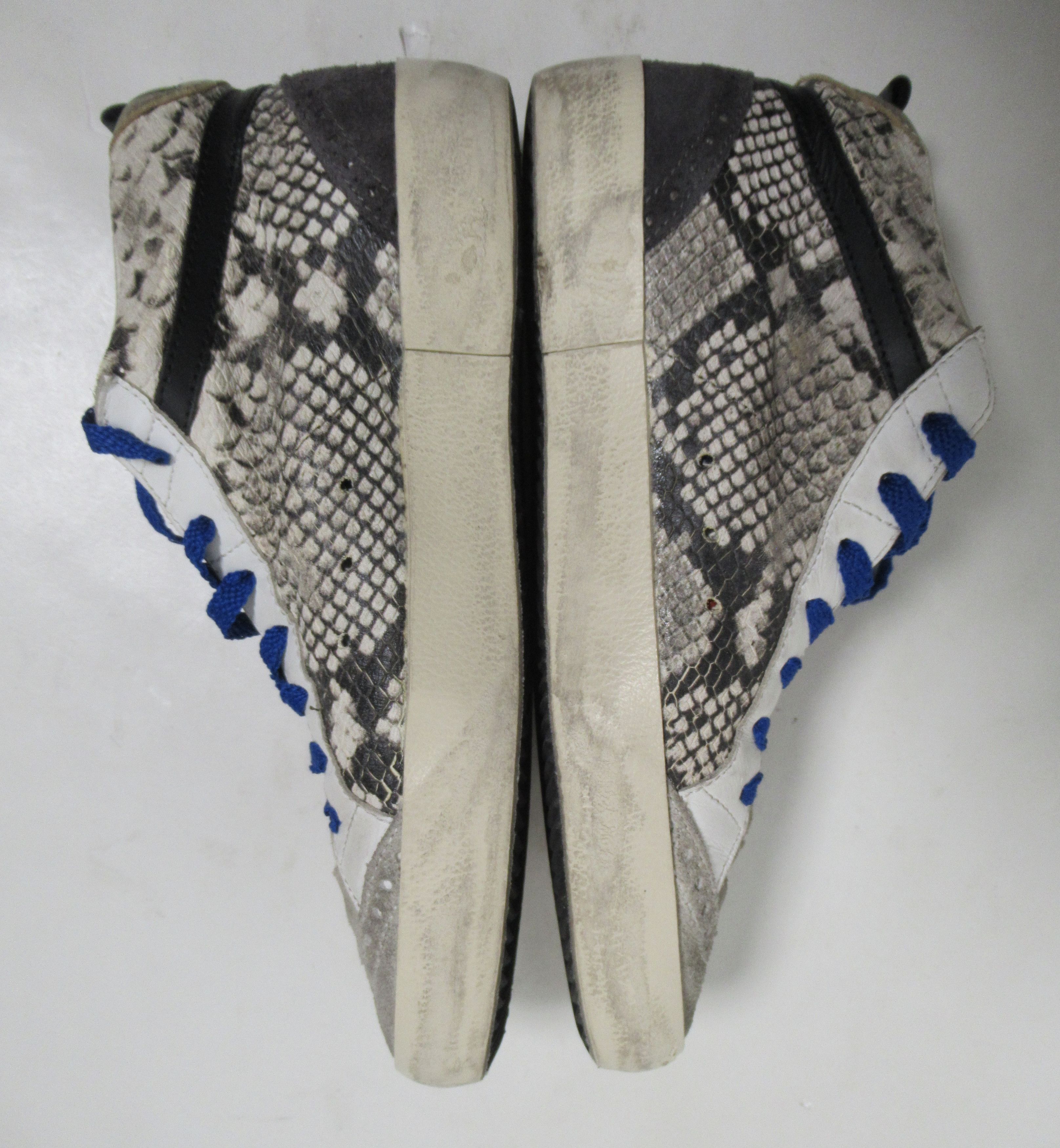 Golden Goose Golden Goose Mid Star Python Print Wingtip Sneakers 9 US Size US 9 / IT 39 - 9 Thumbnail