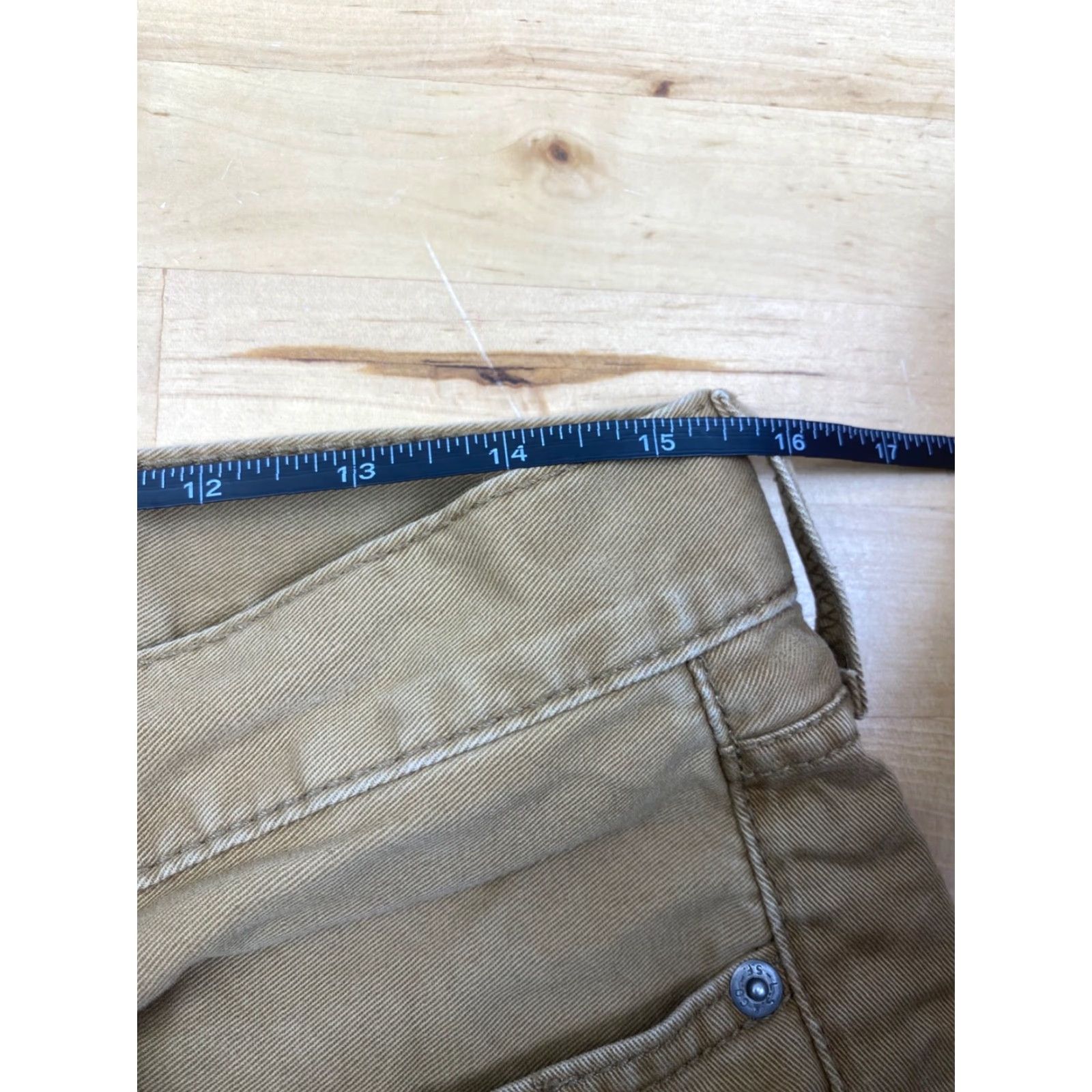 Levi's Levi's 514 Jeans Mens 32x31 Casual Straight Tan Beige Khaki #8283 Denim Regular Size US 32 / EU 48 - 4 Thumbnail