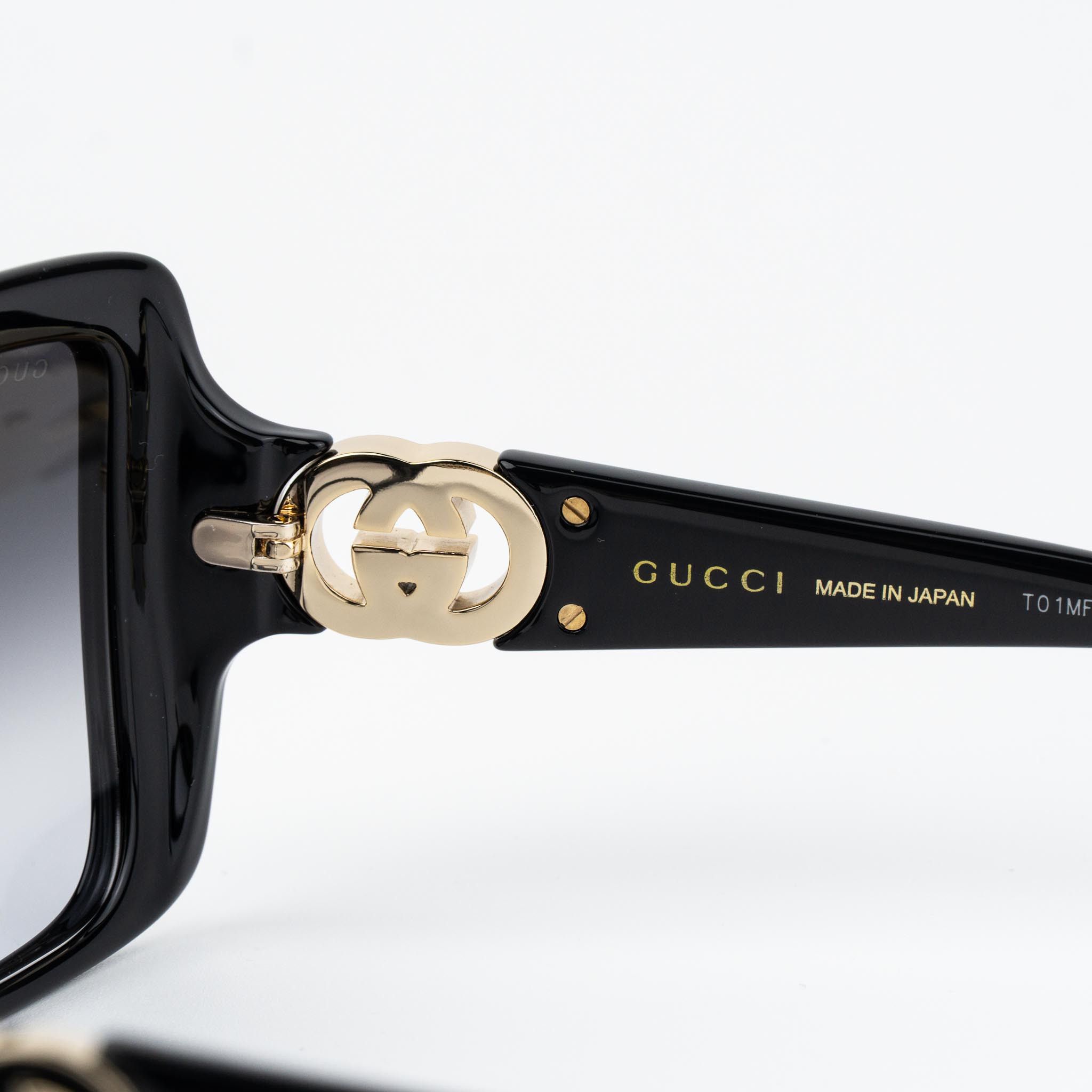 Gucci Gucci Women Sunglasses Square GG2015S 001 NEW AUTHENTIC Size ONE SIZE - 7 Thumbnail