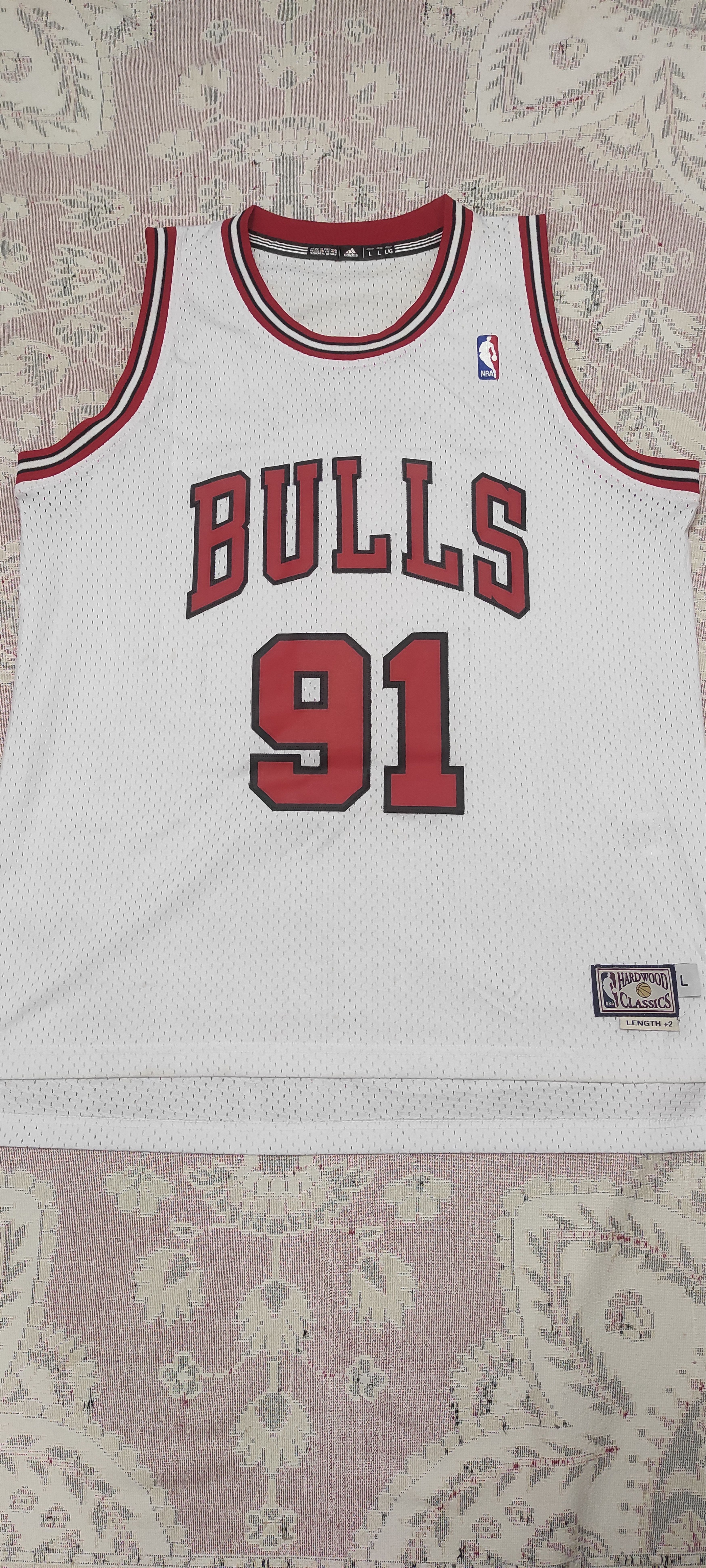 Adidas Dennis Rodman Chicago Bulls NBA Basketball Size US L / EU 52-54 / 3 - 1 Thumbnail