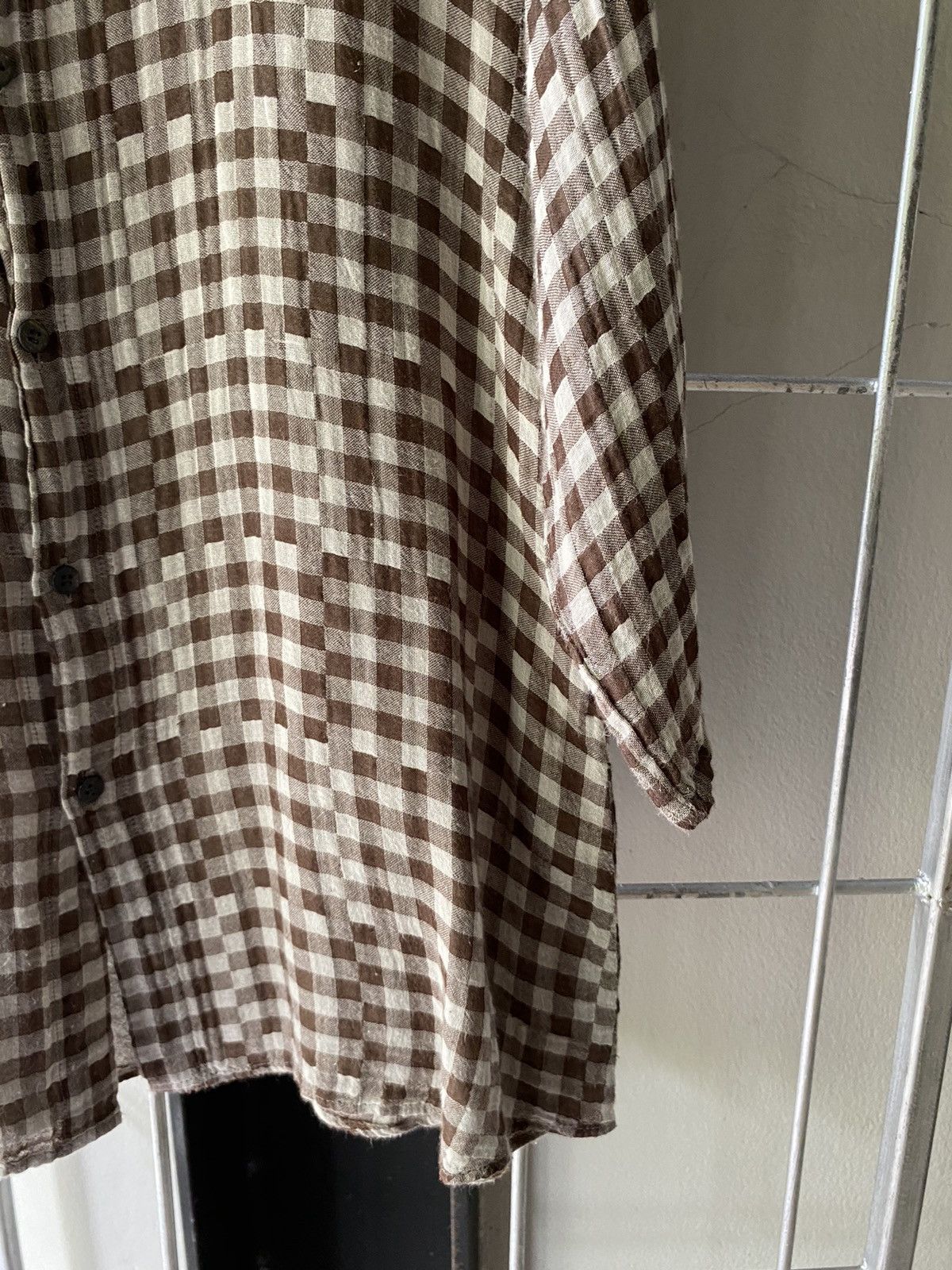 Issey Miyake Plantation brow plaid shirt Size M / US 6-8 / IT 42-44 - 8 Thumbnail