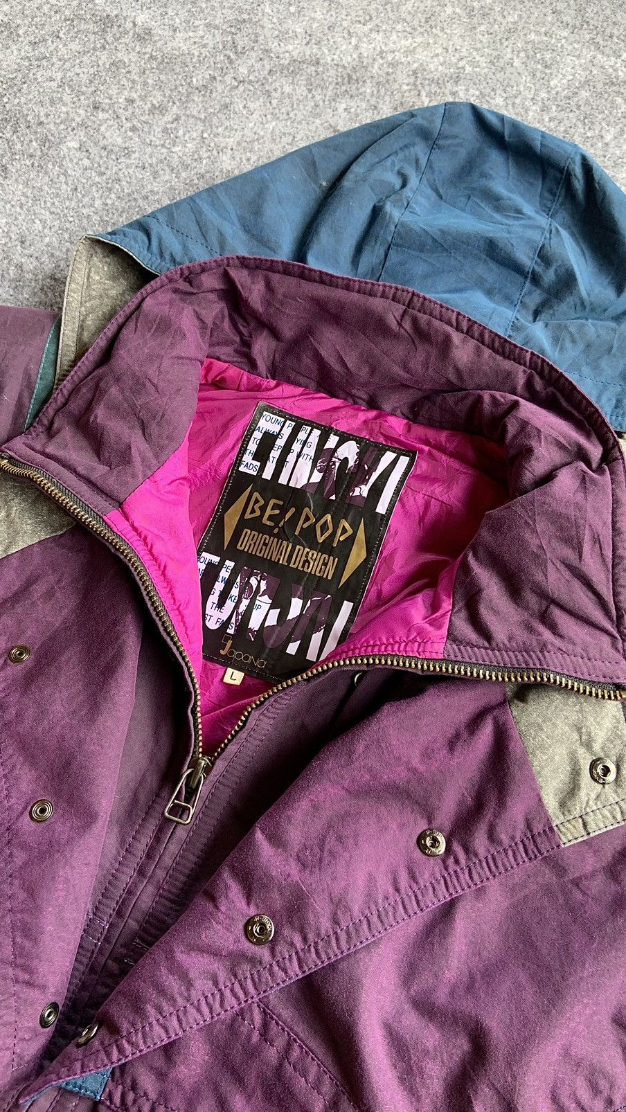Vintage Vintage Be!pop Colourblock 90s Snowintrip Jacket Size US L / EU 52-54 / 3 - 2 Thumbnail