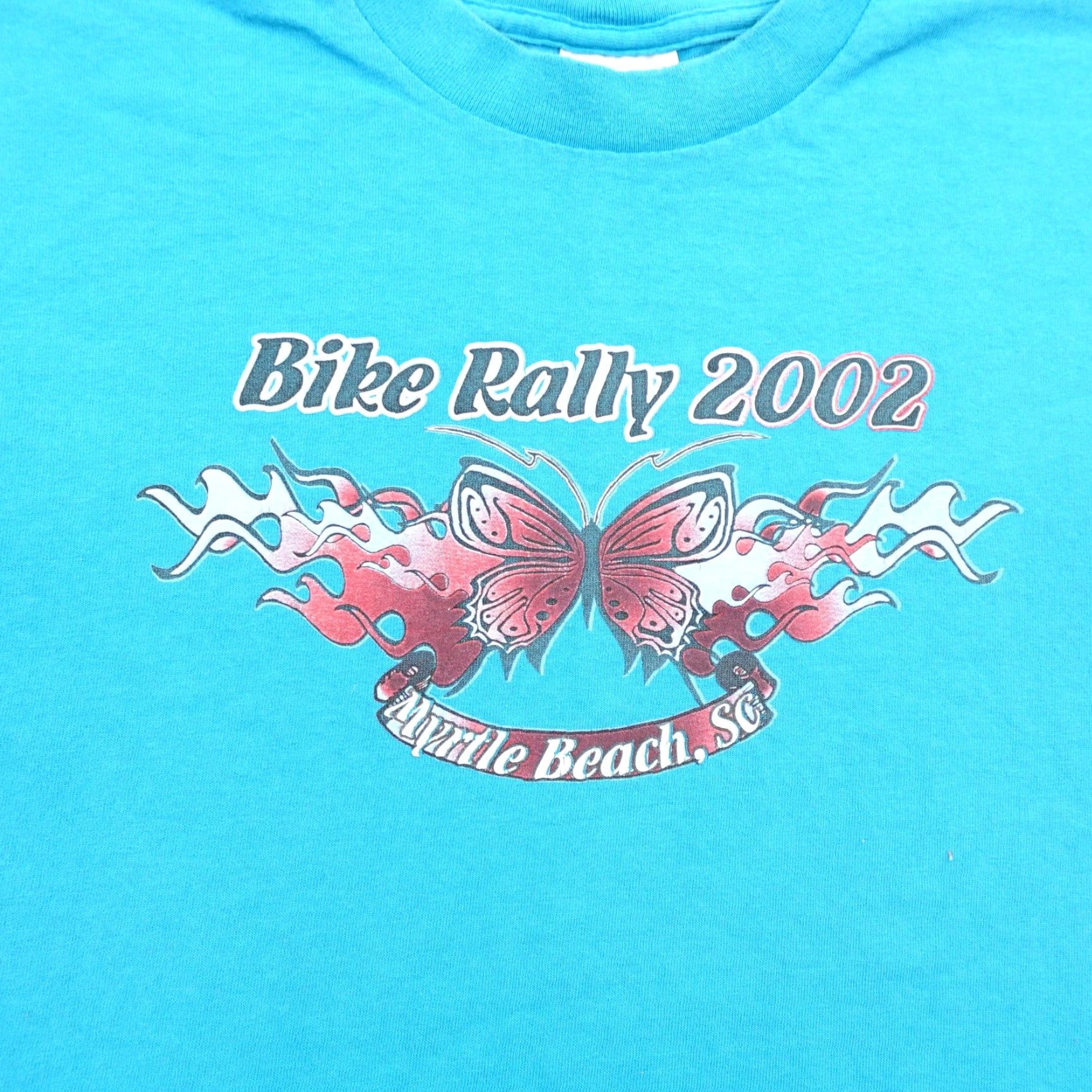 Vintage VINTAGE Myrtle Beach Bike Rally Shirt Mens Medium Blue Single Stitch 2002 Y2K Size US M / EU 48-50 / 2 - 3 Thumbnail