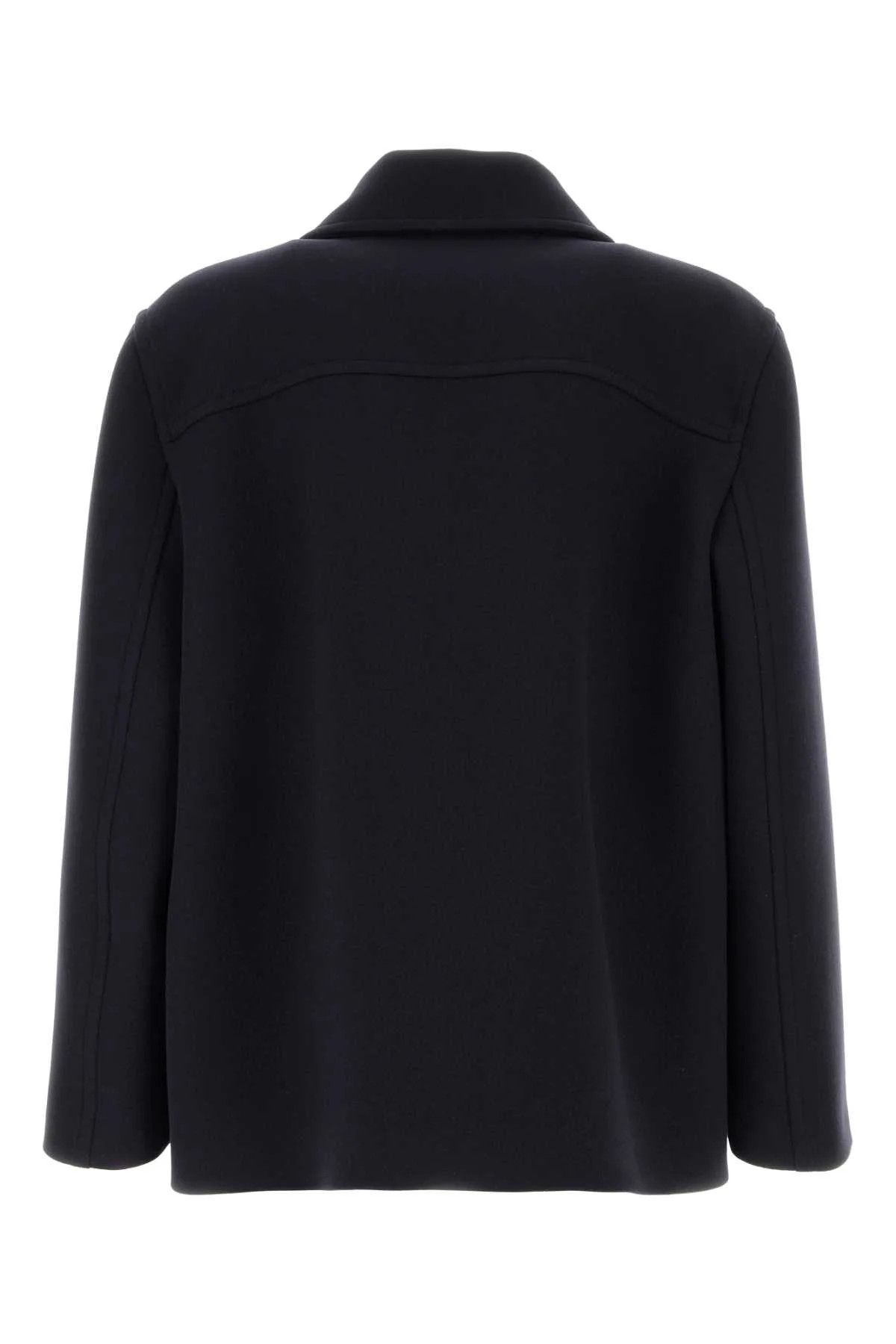 Valentino o1y0525 Coat in Midnight Blue Size US M / EU 48-50 / 2 - 2 Thumbnail