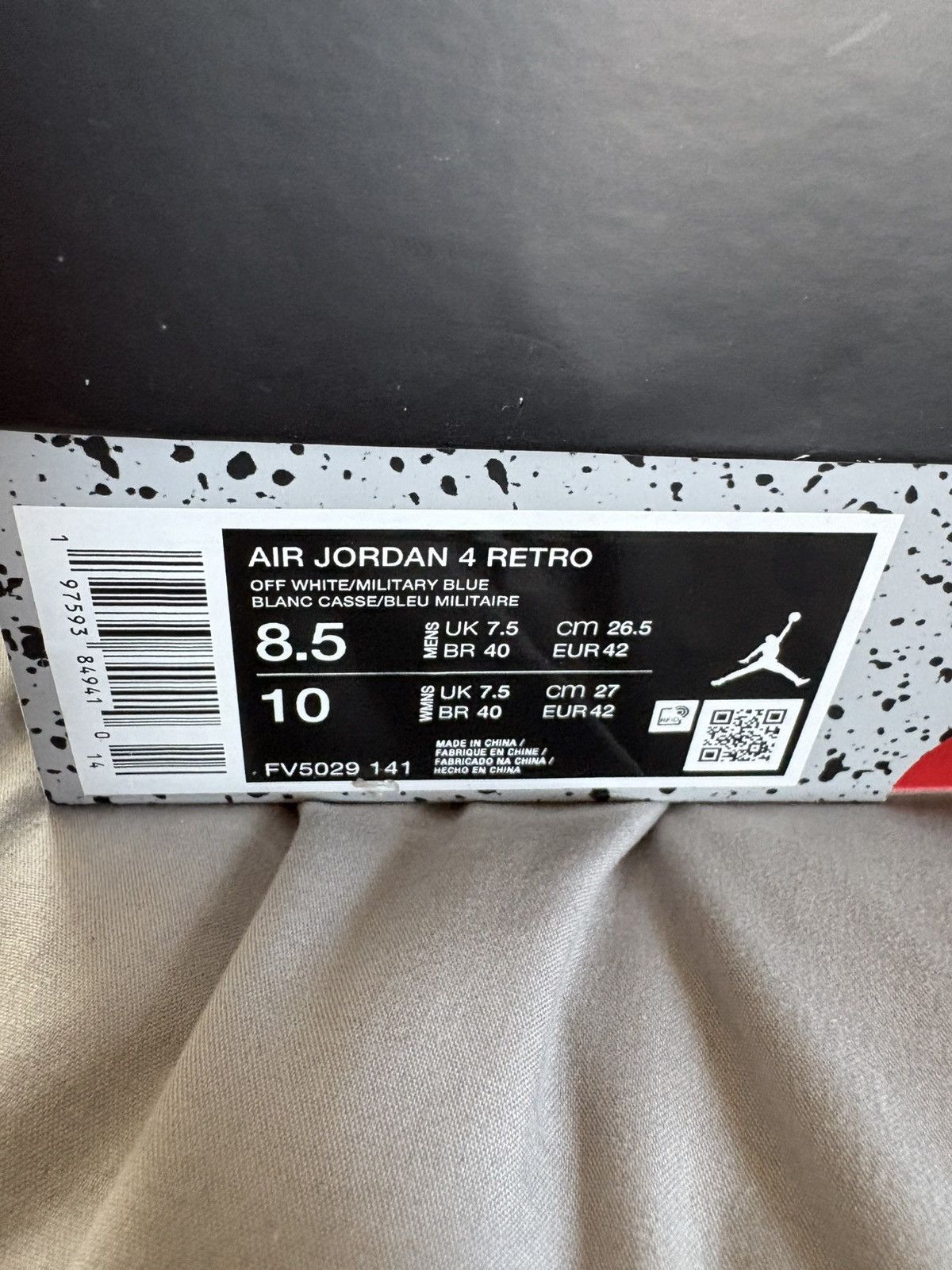 Jordan Brand Jordan Air Jordan 4 Military Blue 2024 Men’s Sneaker Size US 8 / EU 41 - 5 Thumbnail