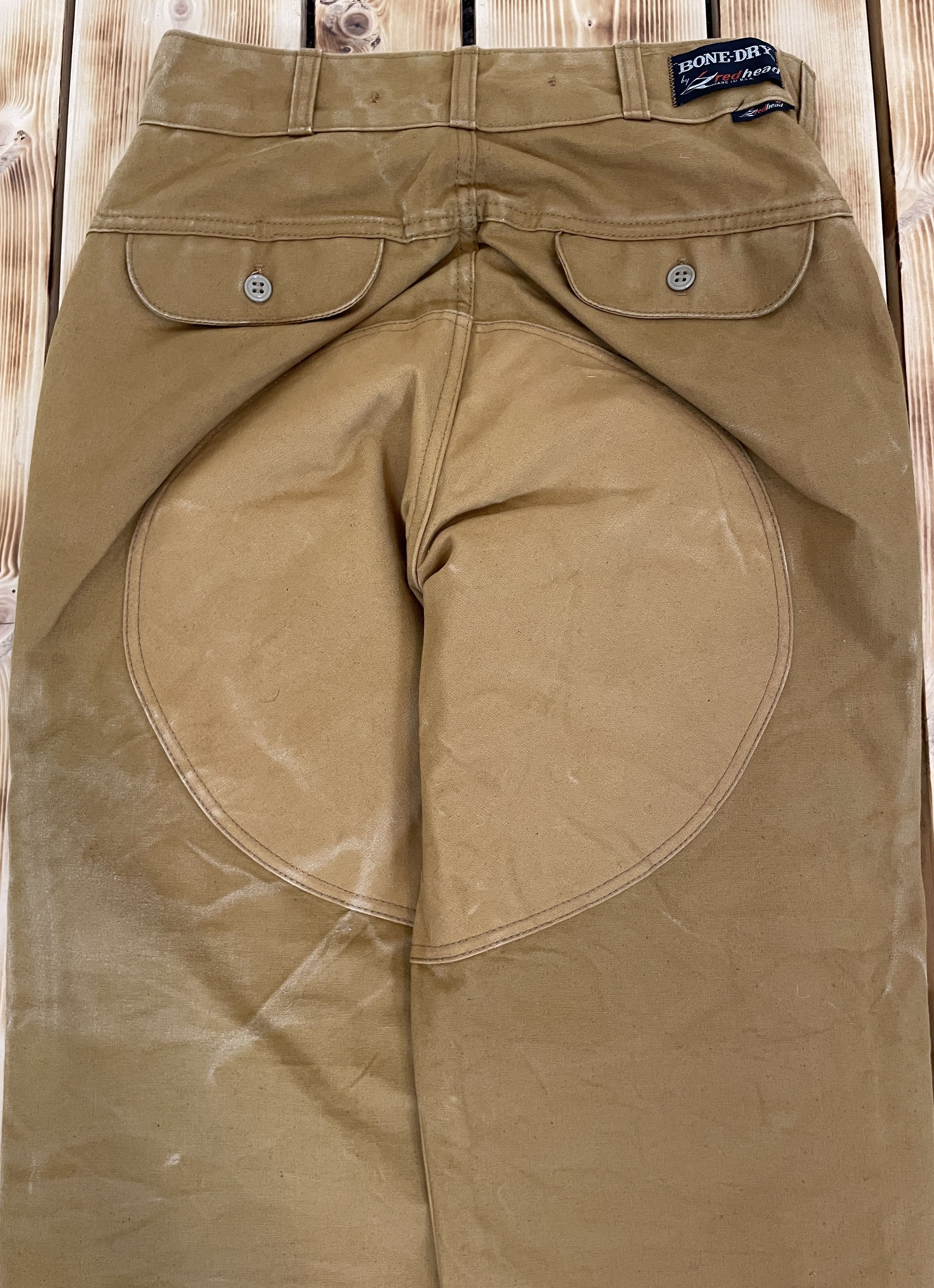 Redhead Vintage 80s Redhead BoneDry Hunting Canvas Double Knee Pants Size US 30 / EU 46 - 17 Thumbnail