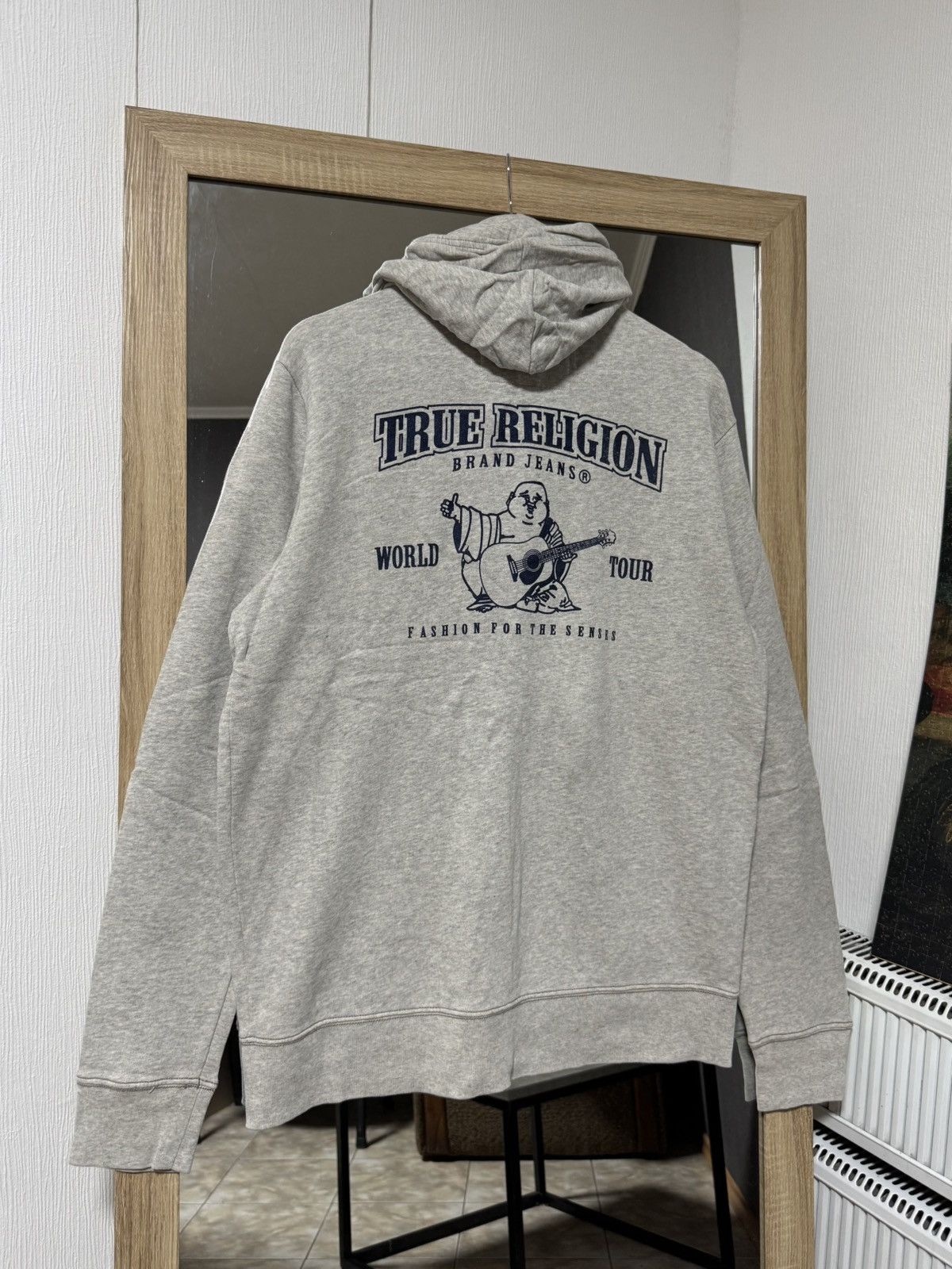 True Religion True Religion Vintage Red Zip Hoodie Buddha Big Logo Cotton Size US XXL / EU 58 / 5 - 1 Thumbnail