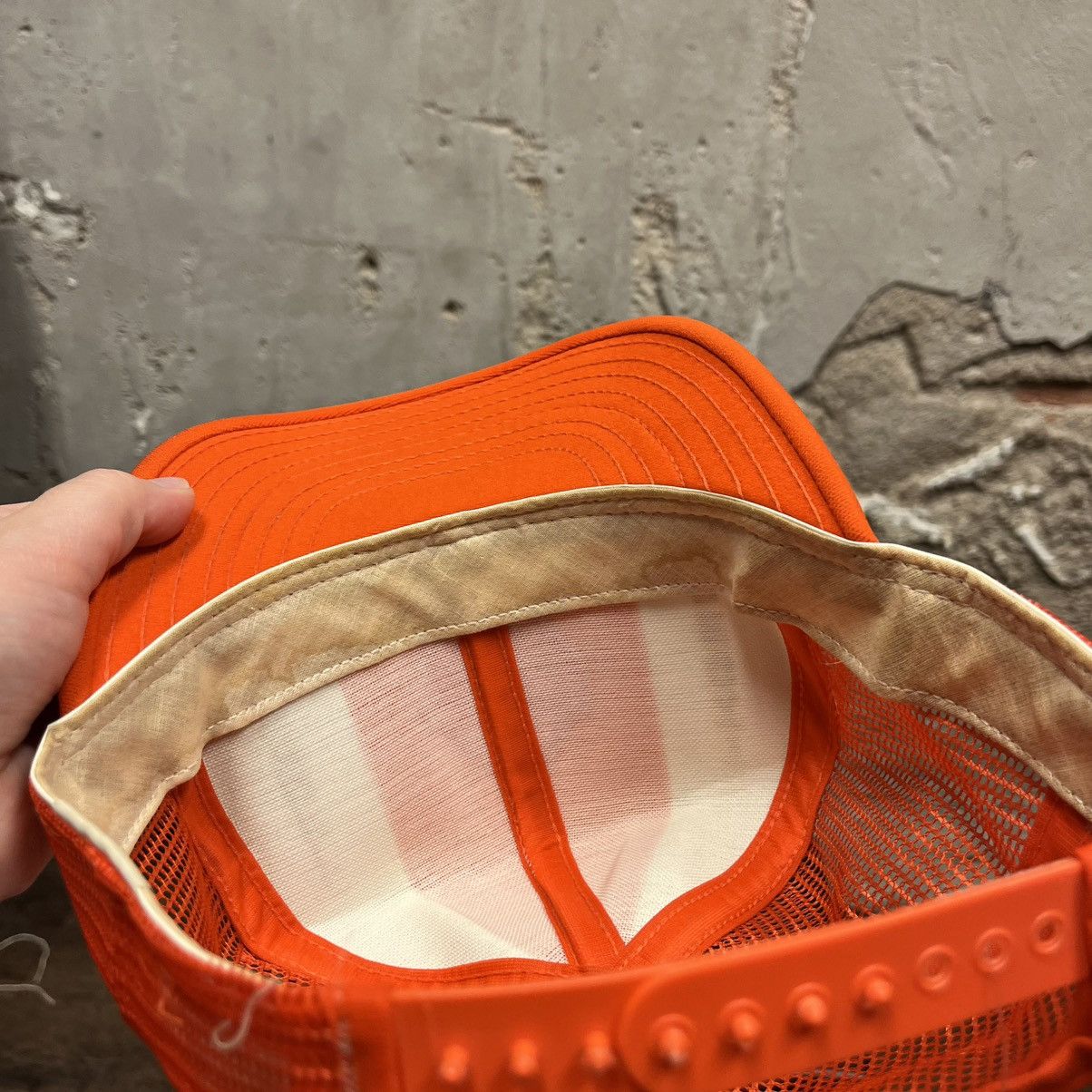 Vintage AJD Lucky Stripes Clemson Tigers Vintage 90s Trucker Hat OS Size ONE SIZE - 5 Thumbnail