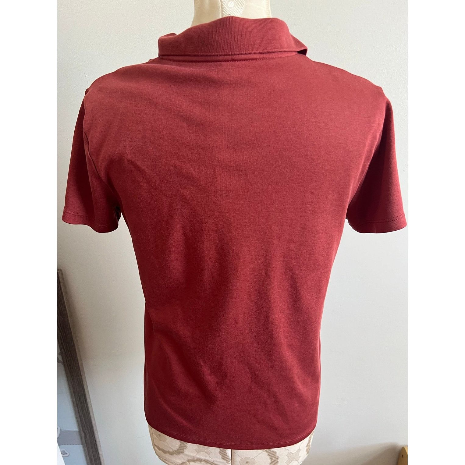 Lands' End Lands End 100% Cotton Short Sleeve Polo Dress Shirt Small Size S / US 4 / IT 40 - 5 Thumbnail