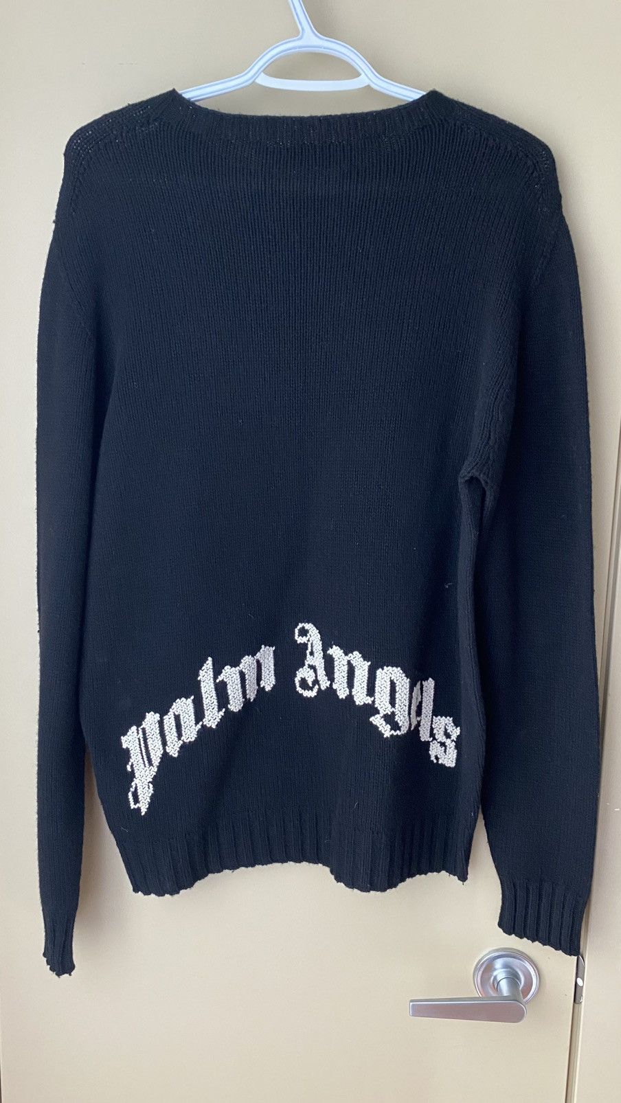 Palm Angels Palm Angels Wool Sweater Black Size M Size US M / EU 48-50 / 2 - 2 Thumbnail