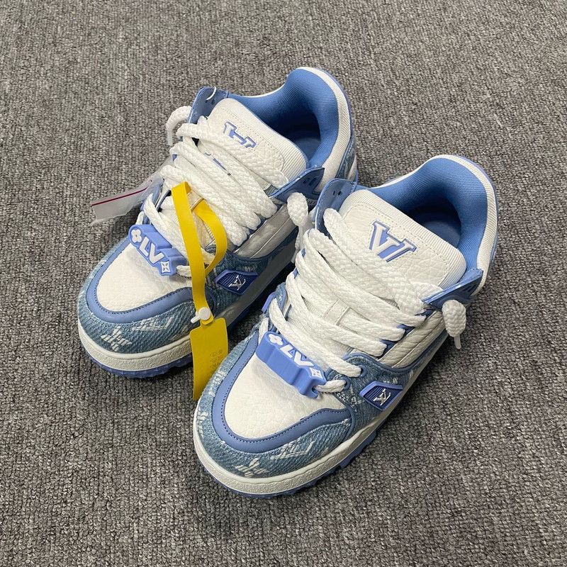 Louis Vuitton Louis Vuitton Trainer Maxi Low-Top Sneakers 0079 Size US 7.5 / EU 40-41 - 1 Thumbnail