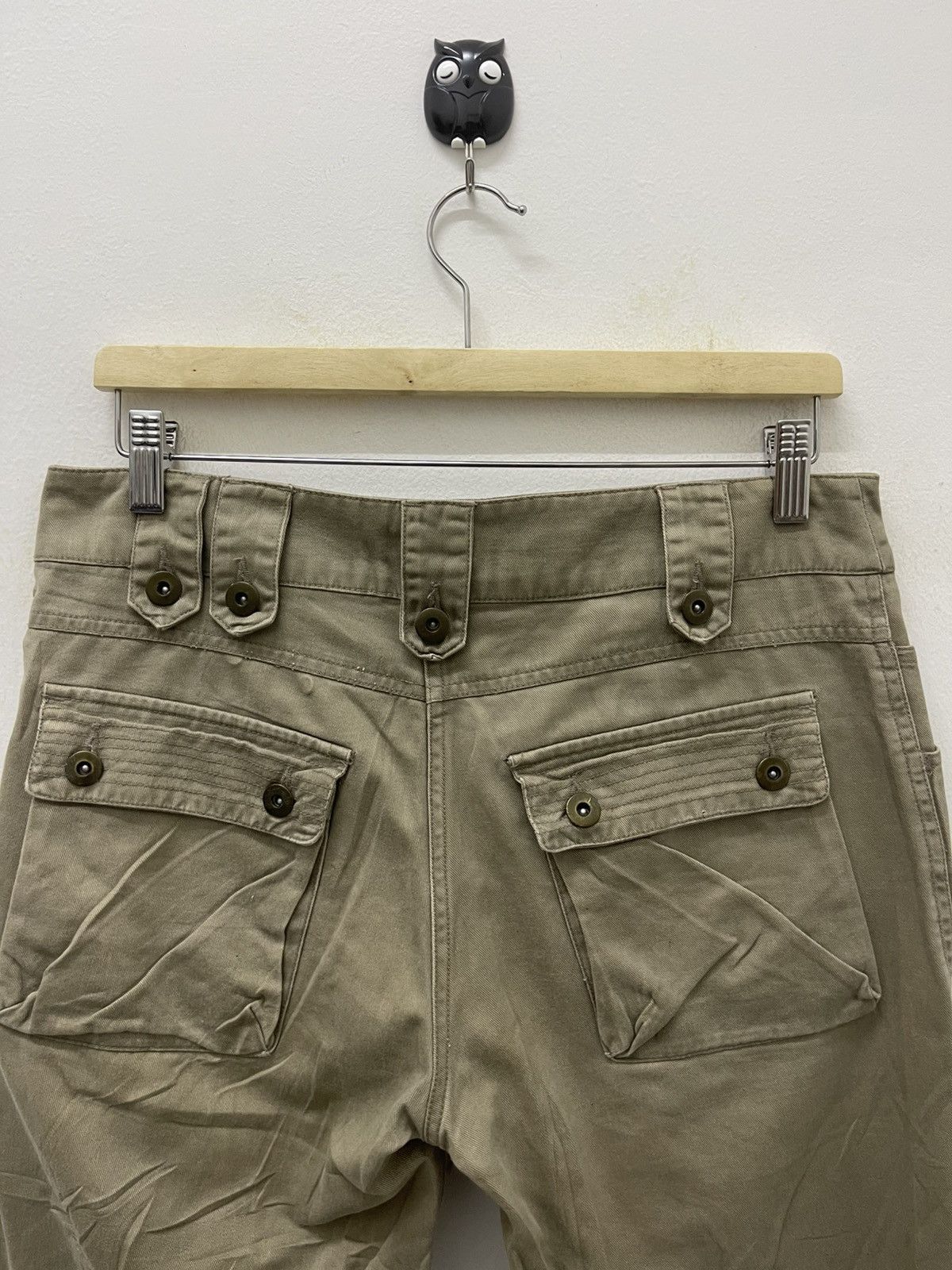 If Six Was Nine Rare Vintage LAO TARGA Flare Cargo Tactical Utility Pant Size US 32 / EU 48 - 11 Thumbnail