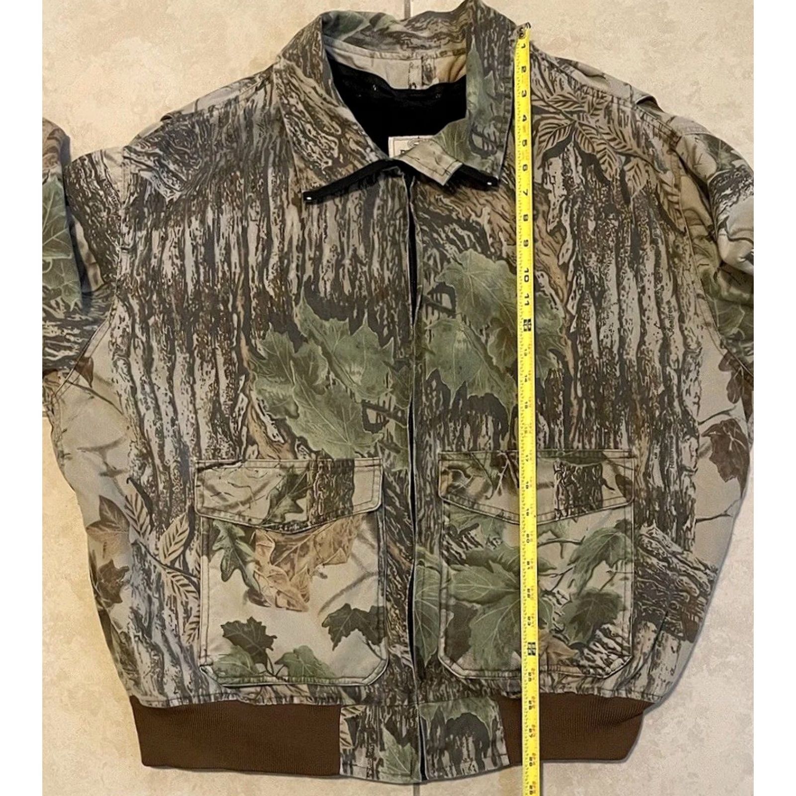 Realtree VINTAGE 90s Redhead Camo Realtree Bomber Jacket 2XL Brown Men Military Biker Grunge Army Hunting Usmc USA Size US XXL / EU 58 / 5 - 6 Thumbnail