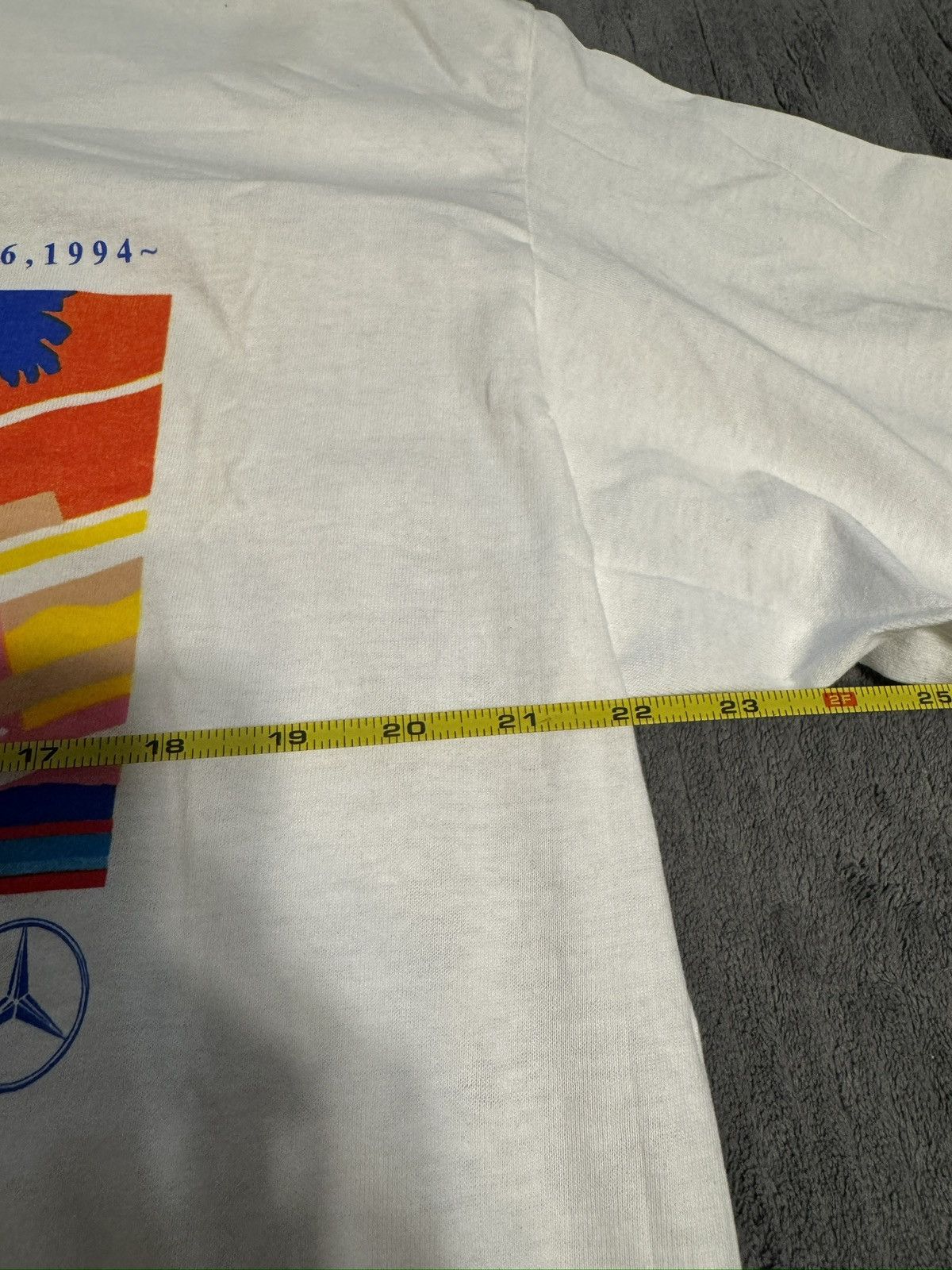 Vintage Vintage Los Angeles Marathon Tee Mens 1994 Mercedes Size XL Size US XL / EU 56 / 4 - 7 Thumbnail