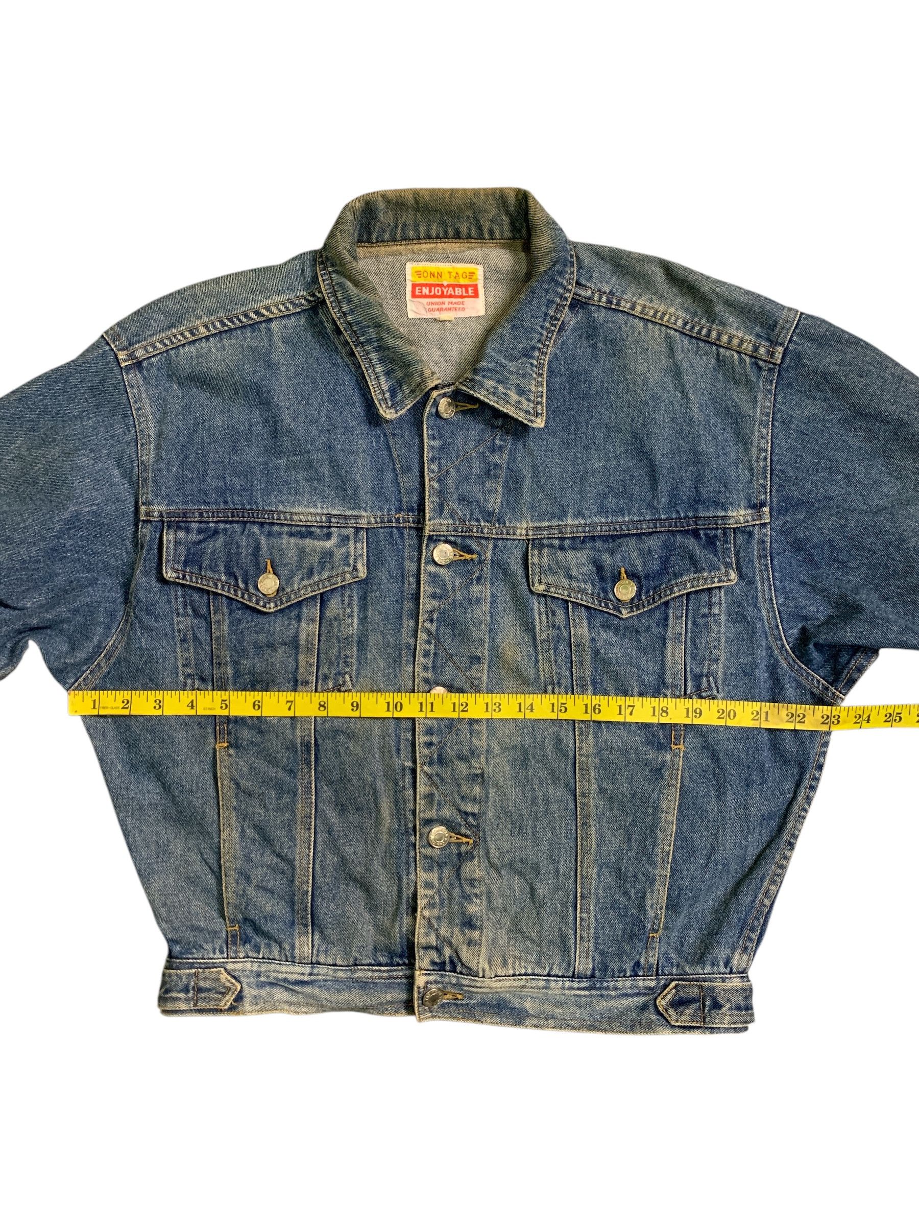 Japanese Brand Rare Design Vintage Onn Tag Enjoyable Trucker Jackets Size US M / EU 48-50 / 2 - 8 Thumbnail
