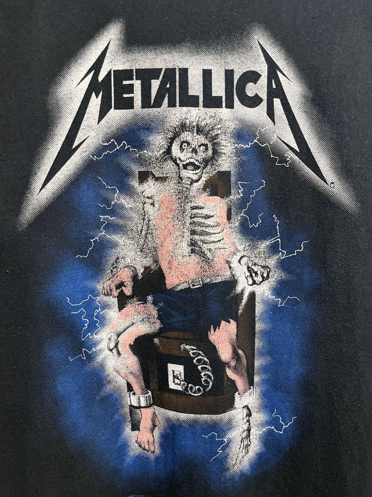 Band Tees Vintage 00s Metallica Ride The Lightning Rock Band T-Shirt Size US L / EU 52-54 / 3 - 13 Thumbnail