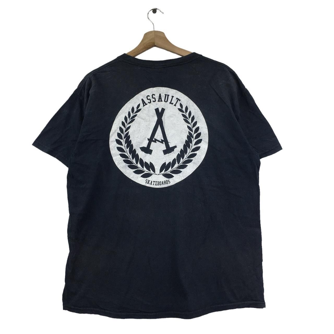 Vintage Vtg ASSAULT SKATEBOARDS CALIFORNIA Tee Shirt Skate Culture Size US L / EU 52-54 / 3 - 1 Thumbnail