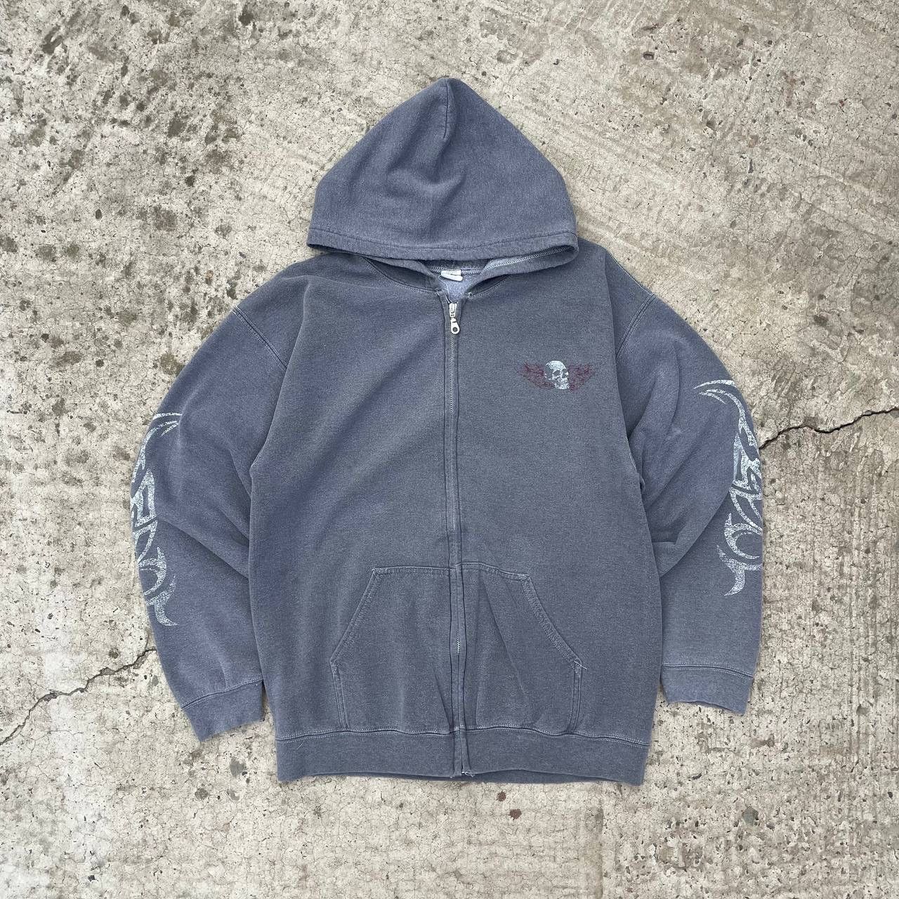 Urban Outfitters Vintage Zip Hoodie Revel Tour Archive Sweater Y2K 00s Grunge Size US M / EU 48-50 / 2 - 2 Thumbnail