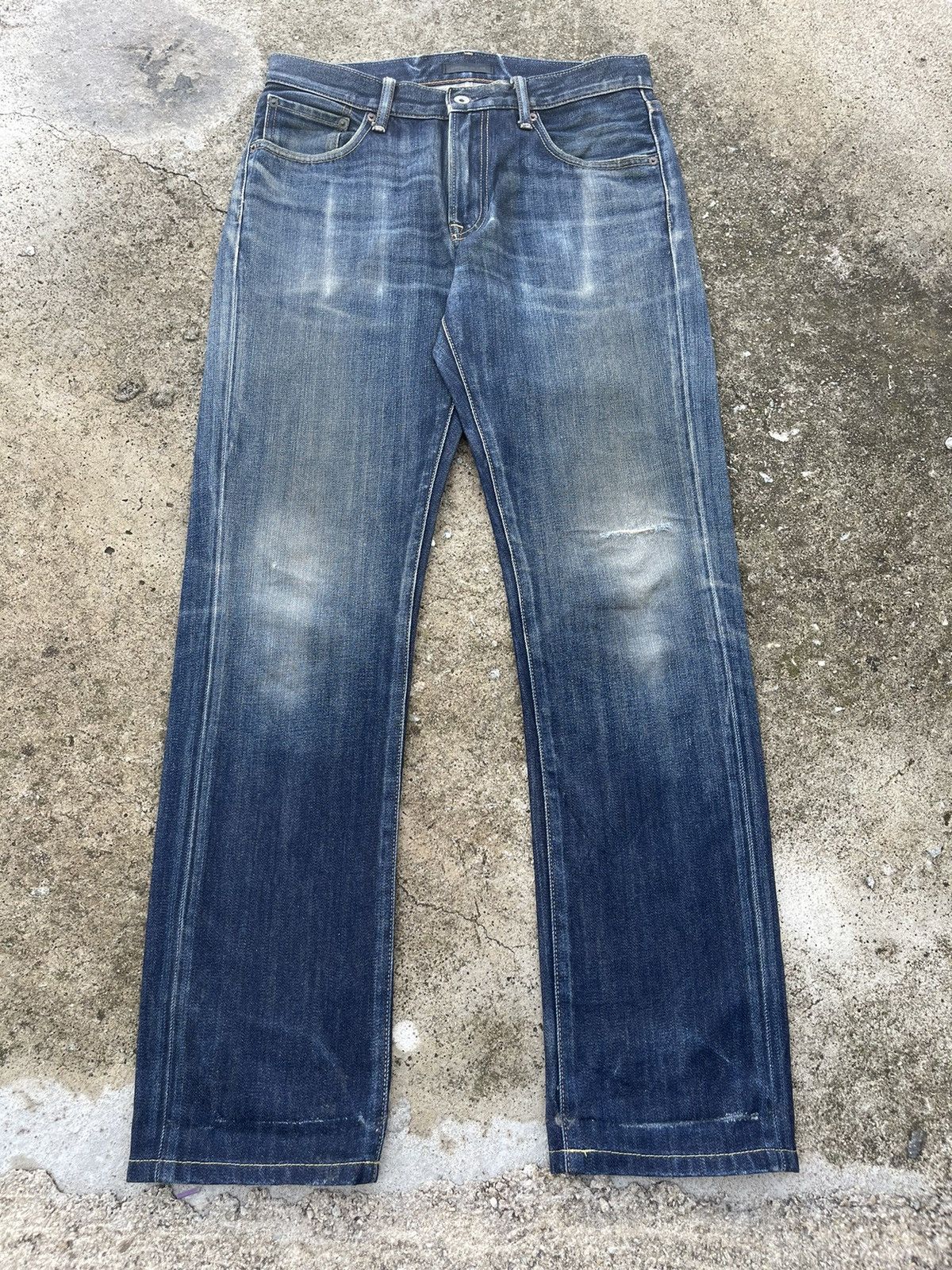 Japanese Brand × Jean × Uniqlo 🔥 Japanese Brands Uniqlo Distressed Denim W30🔥 Size US 30 / EU 46 - 2 Thumbnail