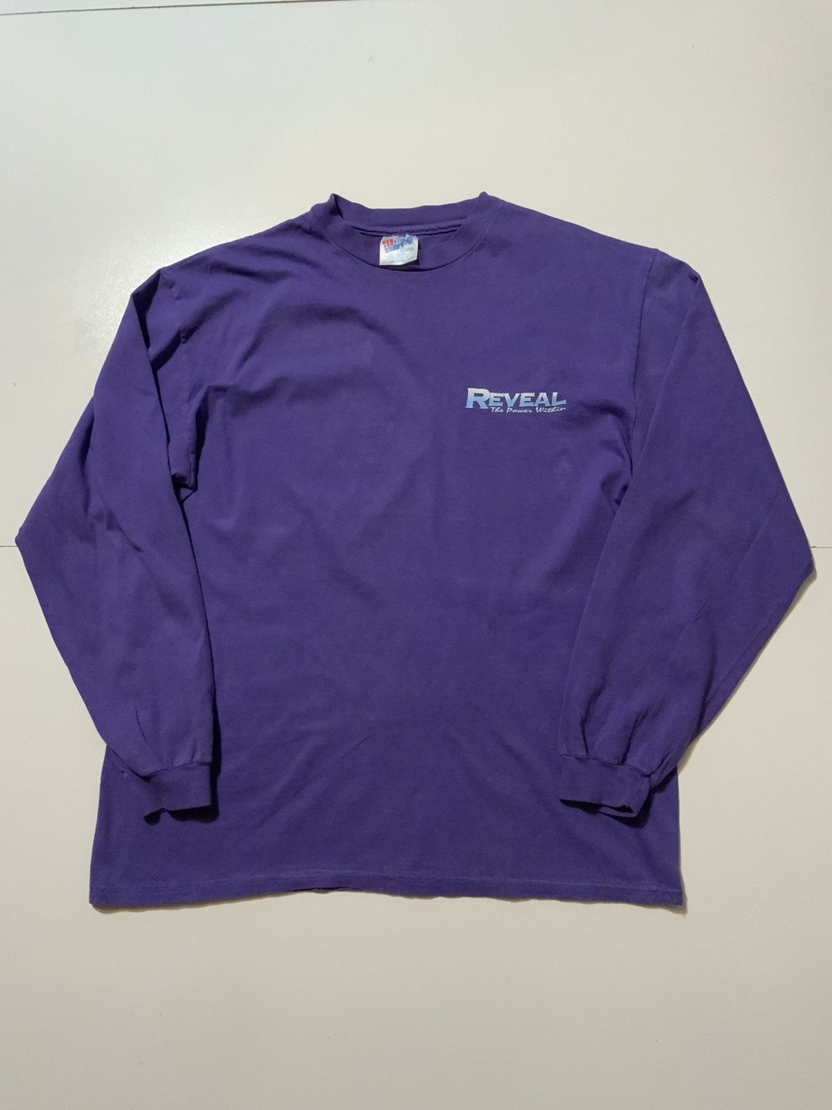 Hanes × Vintage Vintage 90s Reveal The Power Within Hanes Beefy T T-Shirt Size US L / EU 52-54 / 3 - 2 Thumbnail