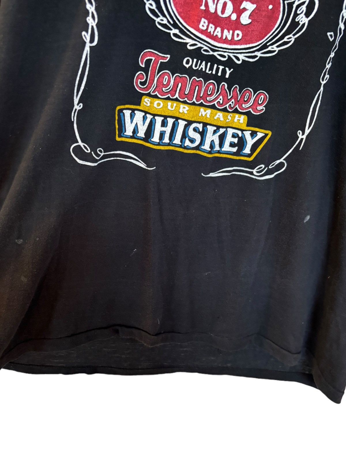 Vintage Vintage 80’s Screen Stars Jack Daniel’s T-Shirt Size US L / EU 52-54 / 3 - 3 Thumbnail