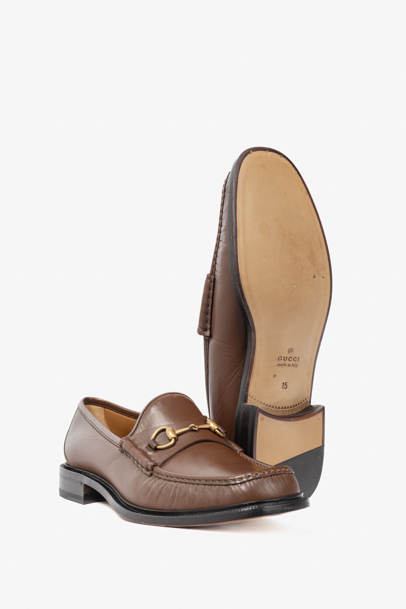 Gucci Gucci Wislet Brown Sugar Mandala Goat Horsebit Loafers Size US 15 / EU 48 - 4 Thumbnail