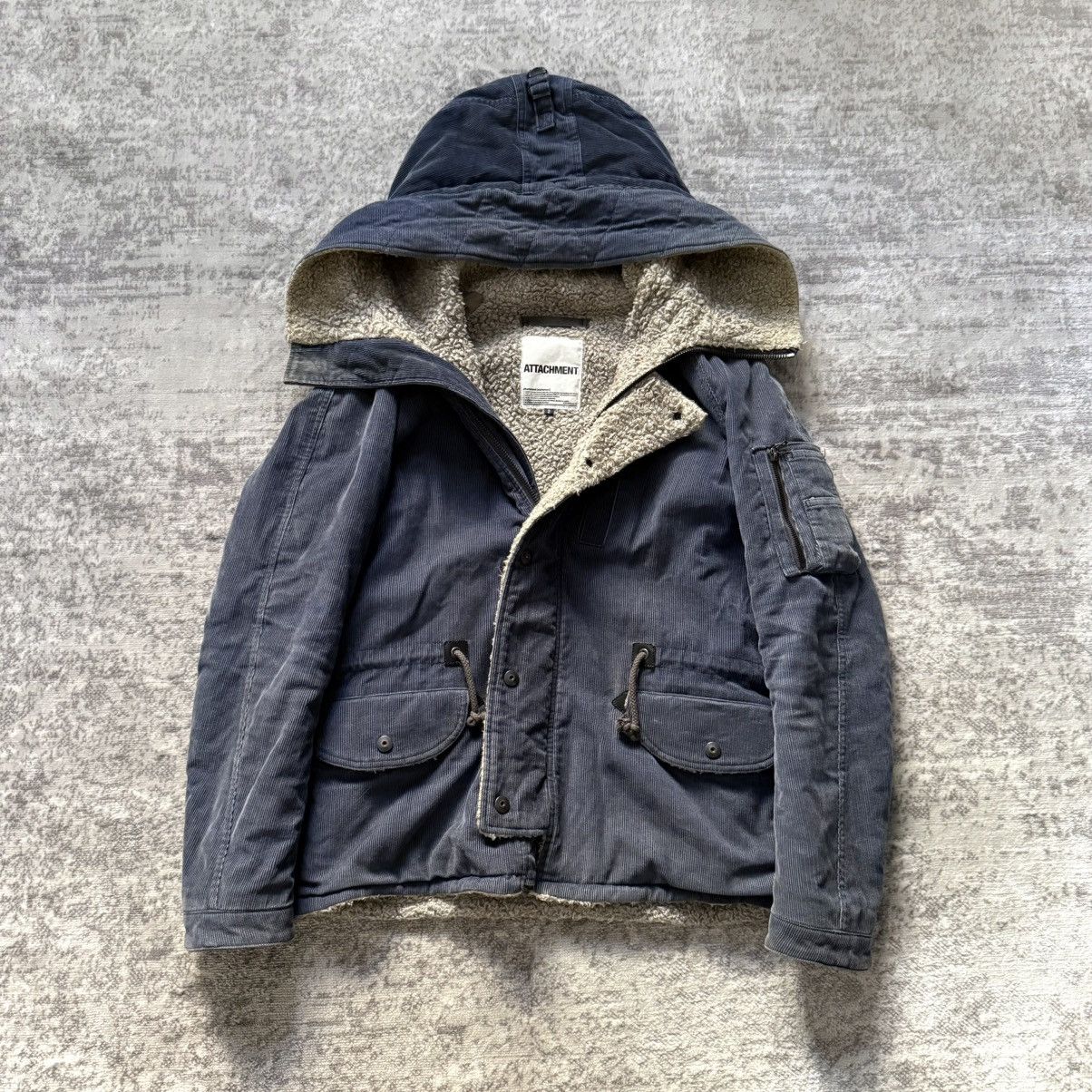Kazuyuki Kumagai Attachment Kazuyuki Kumagai Attachment Sunfaded Corduroy Military Parka Size US M / EU 48-50 / 2 - 1 Thumbnail