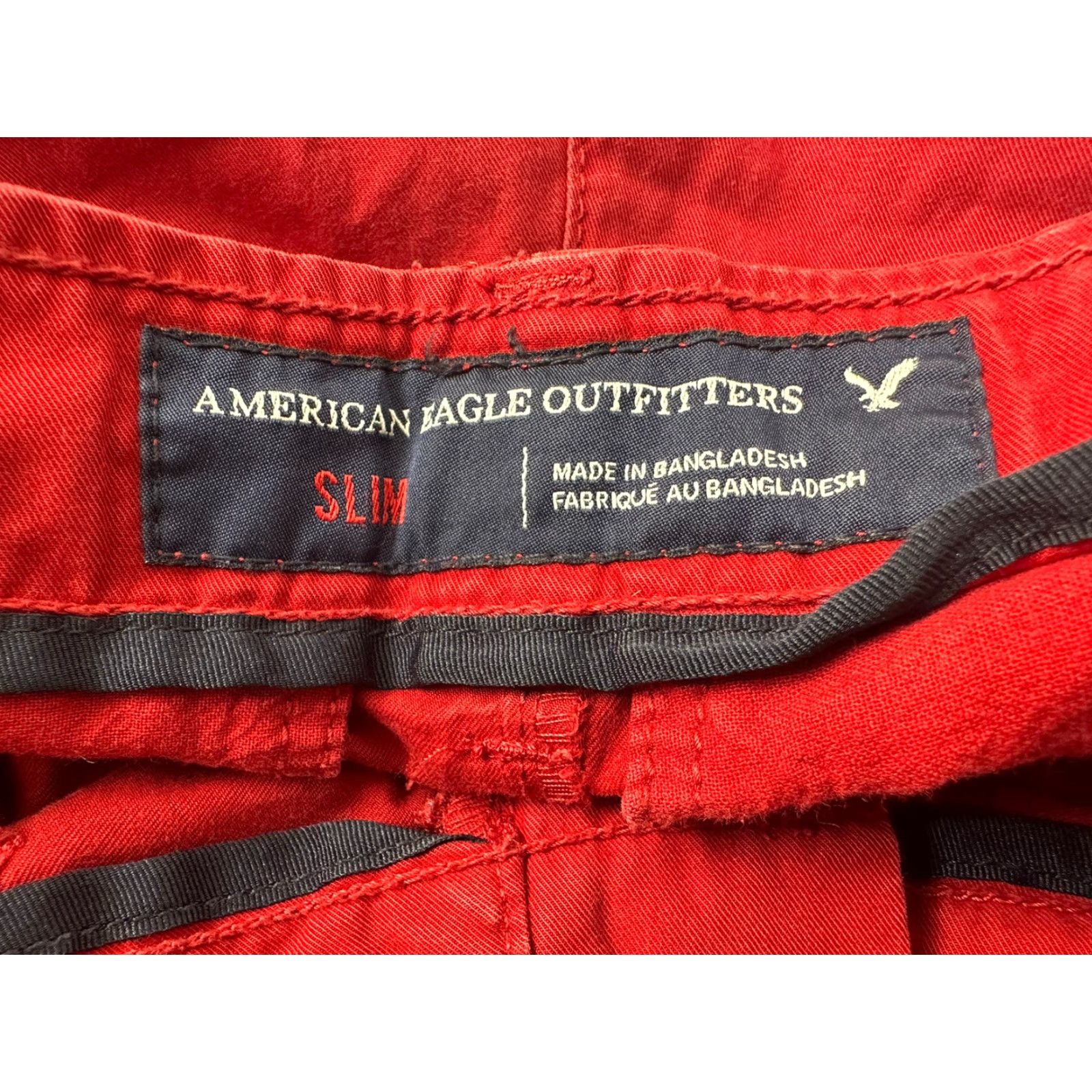 American Eagle Outfitters American Eagle Outfitters Pants Red Slim Straight Cotton 30 Inseam 32 Chino 5-Pocket Men’s Regular Size 30 Contemporary Modern Vintage No N/A Size US 30 / EU 46 - 3 Thumbnail