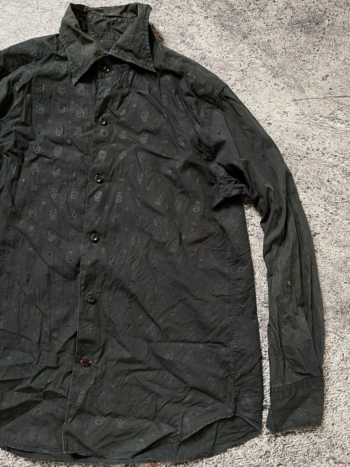 Japanese Brand Y2K Skull Ifsixwasnine shirt Size US L / EU 52-54 / 3 - 4 Thumbnail