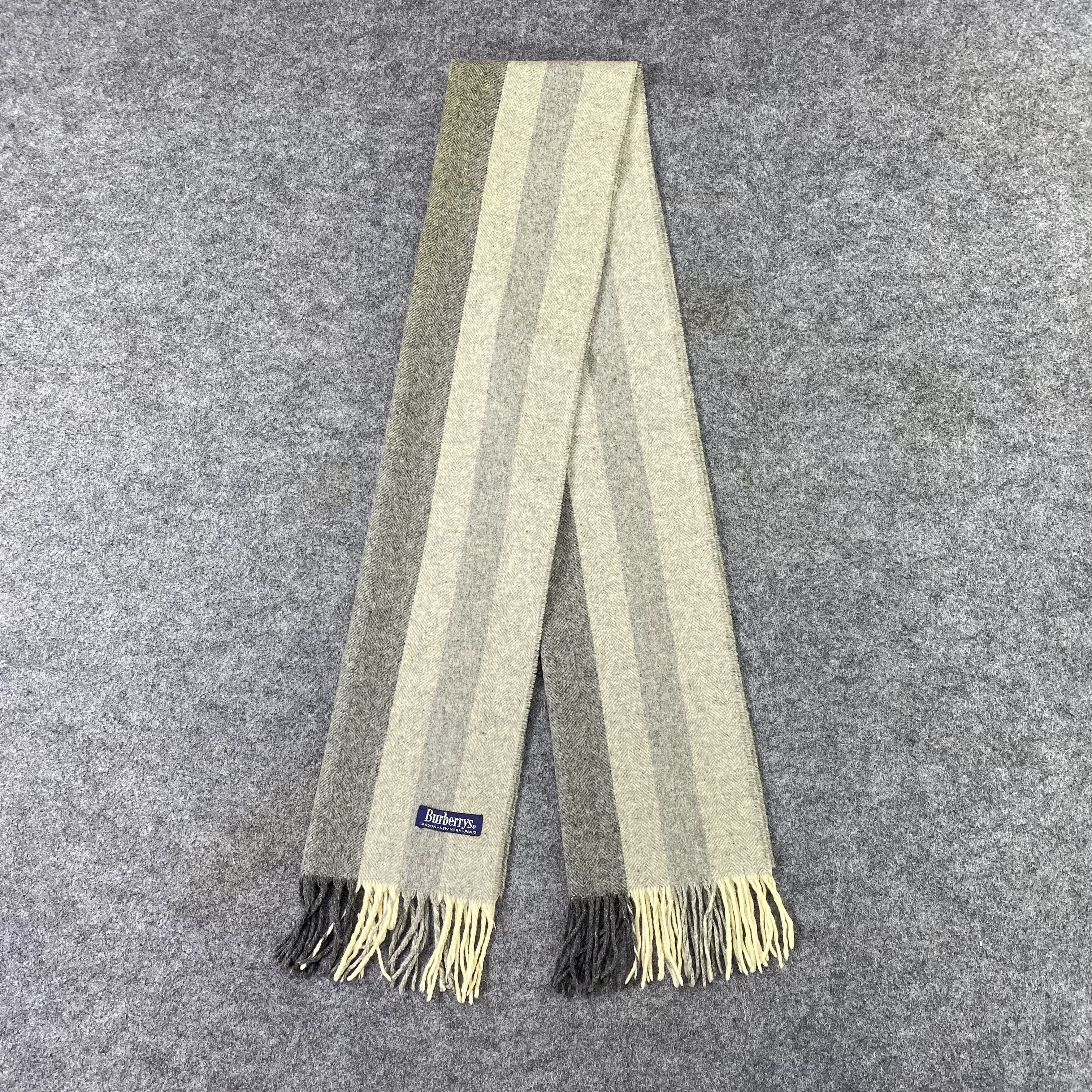 Burberry × Vintage Burberry Scarf / Muffler / Neckwear - T1157 Size ONE SIZE - 4 Thumbnail