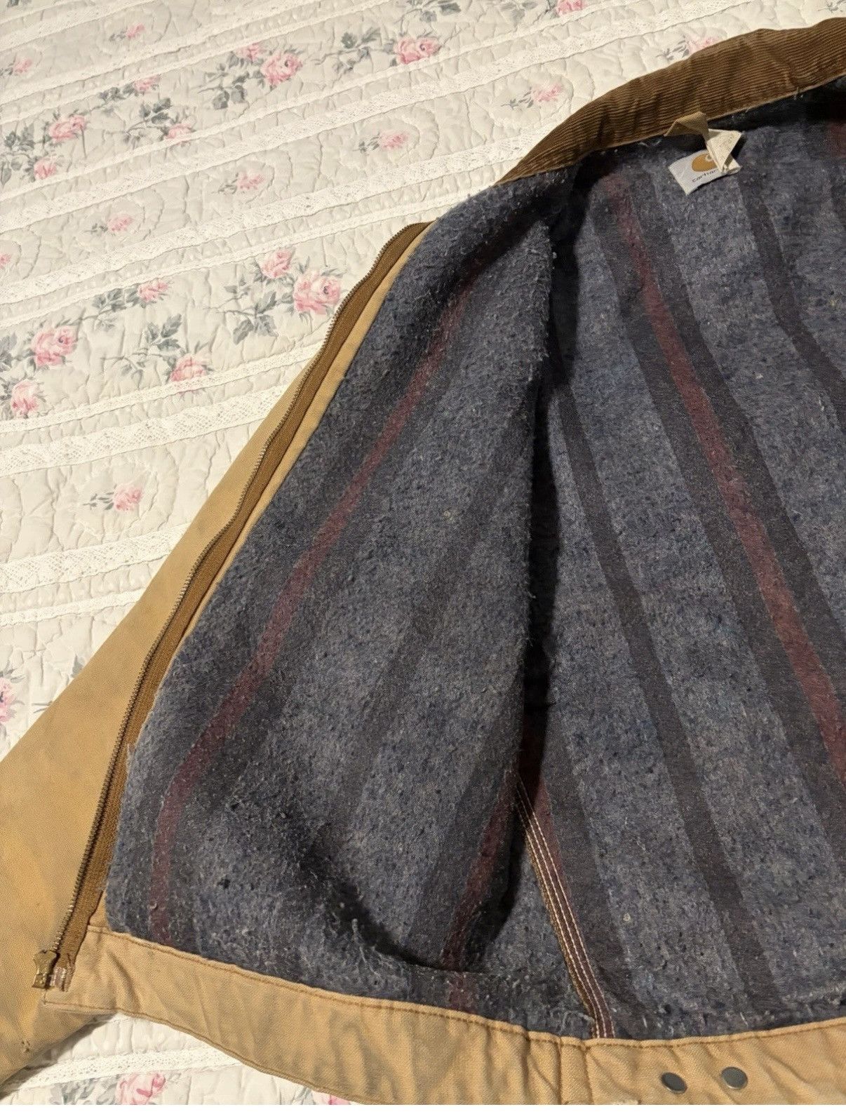Carhartt Vintage Carhartt 6 BLJ tan detroit canvas blanket lining Size US S / EU 44-46 / 1 - 13 Thumbnail