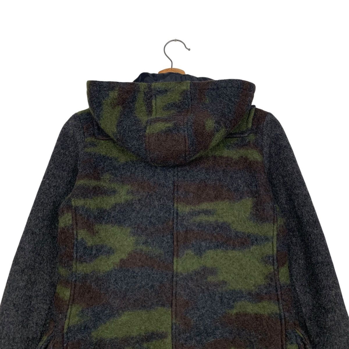 Avirex AVIREX Wool Blend Camo Hooded Duffle Coat Jacket #2786-C126 Size US S / EU 44-46 / 1 - 19 Thumbnail