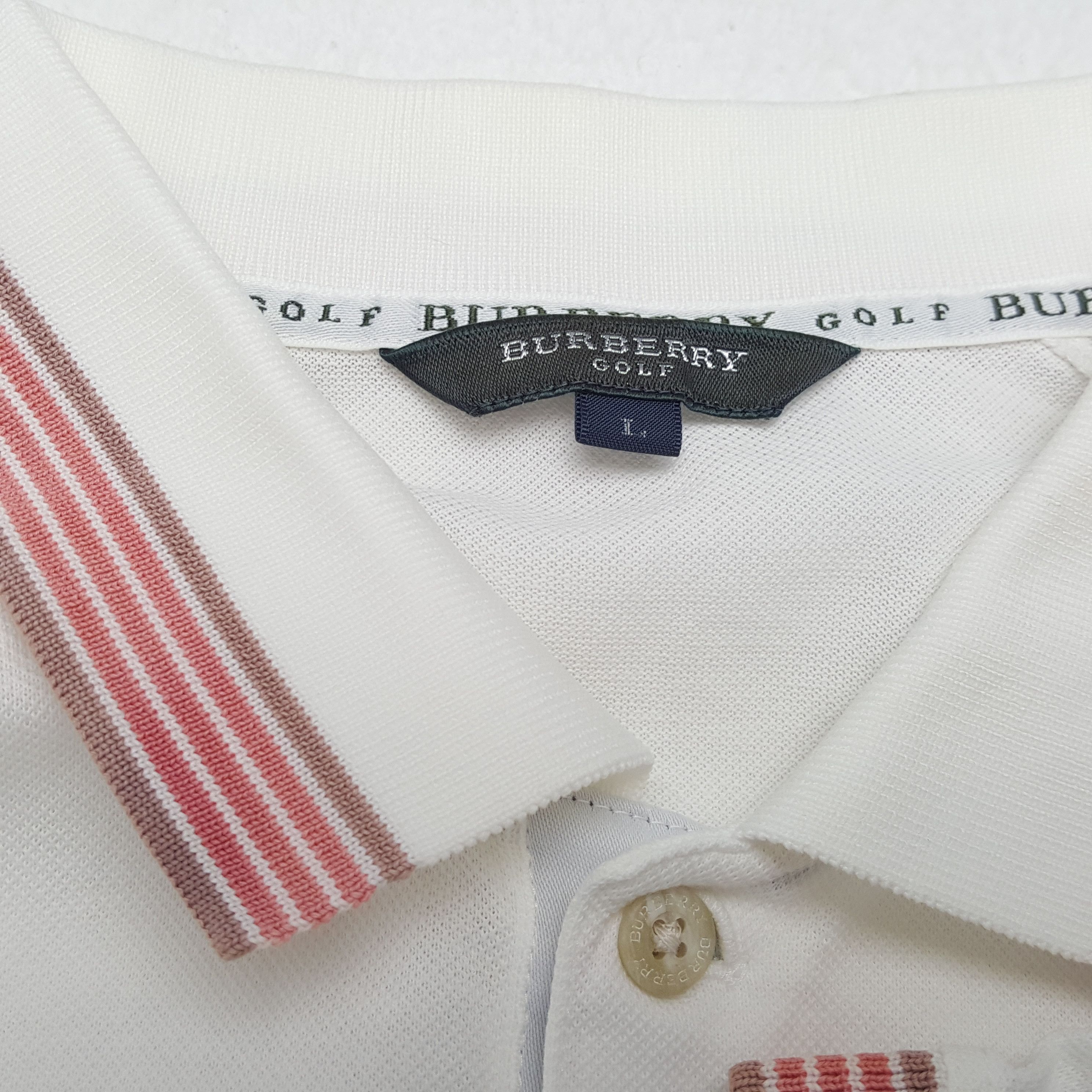 Burberry BUBRERRY Golf Luxury Brand Custom Art Casual Polos Size US L / EU 52-54 / 3 - 7 Thumbnail