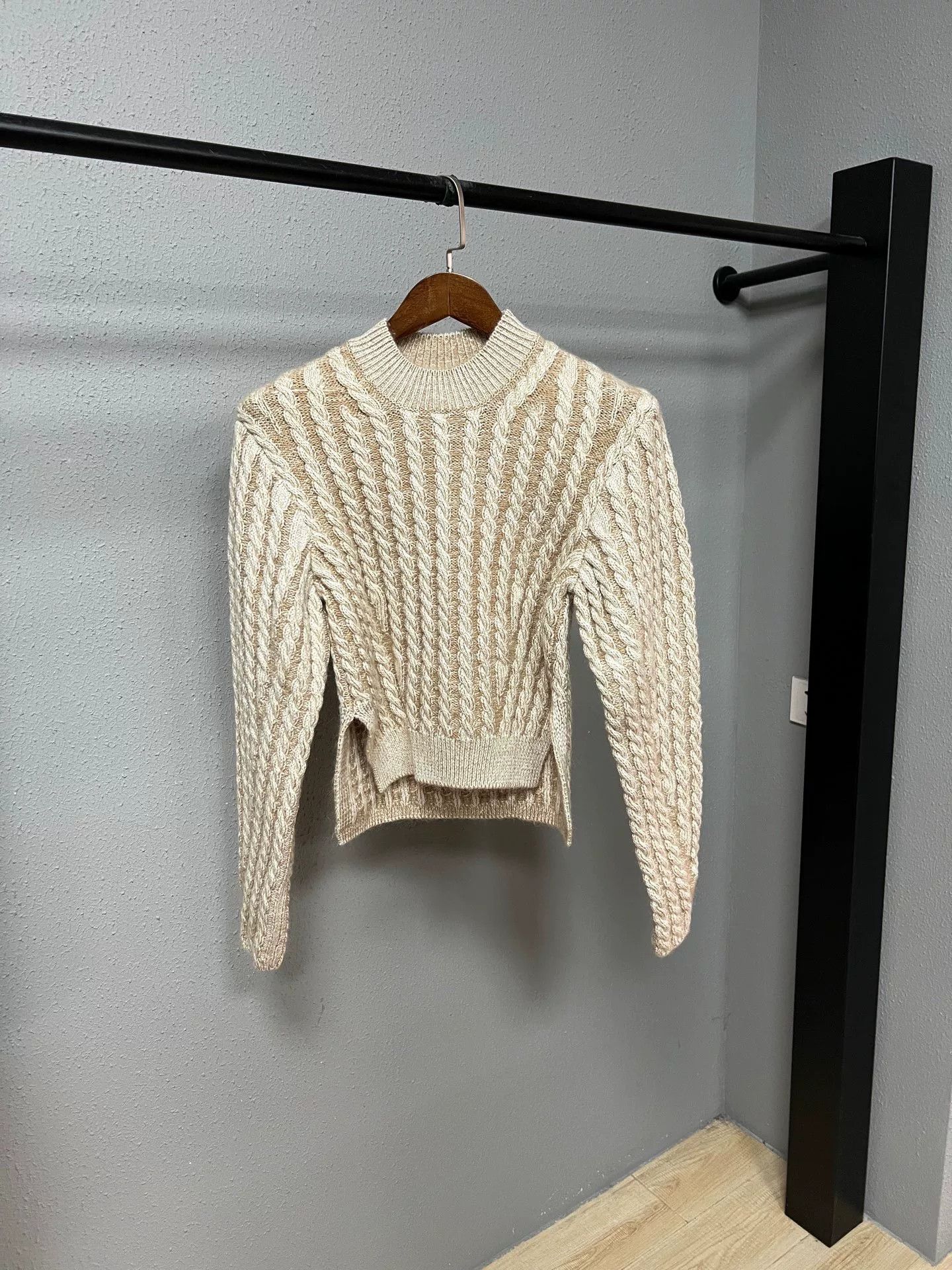 Chloe cream cable knit sweater Size XS / US 0-2 / IT 36-38 - 1 Thumbnail