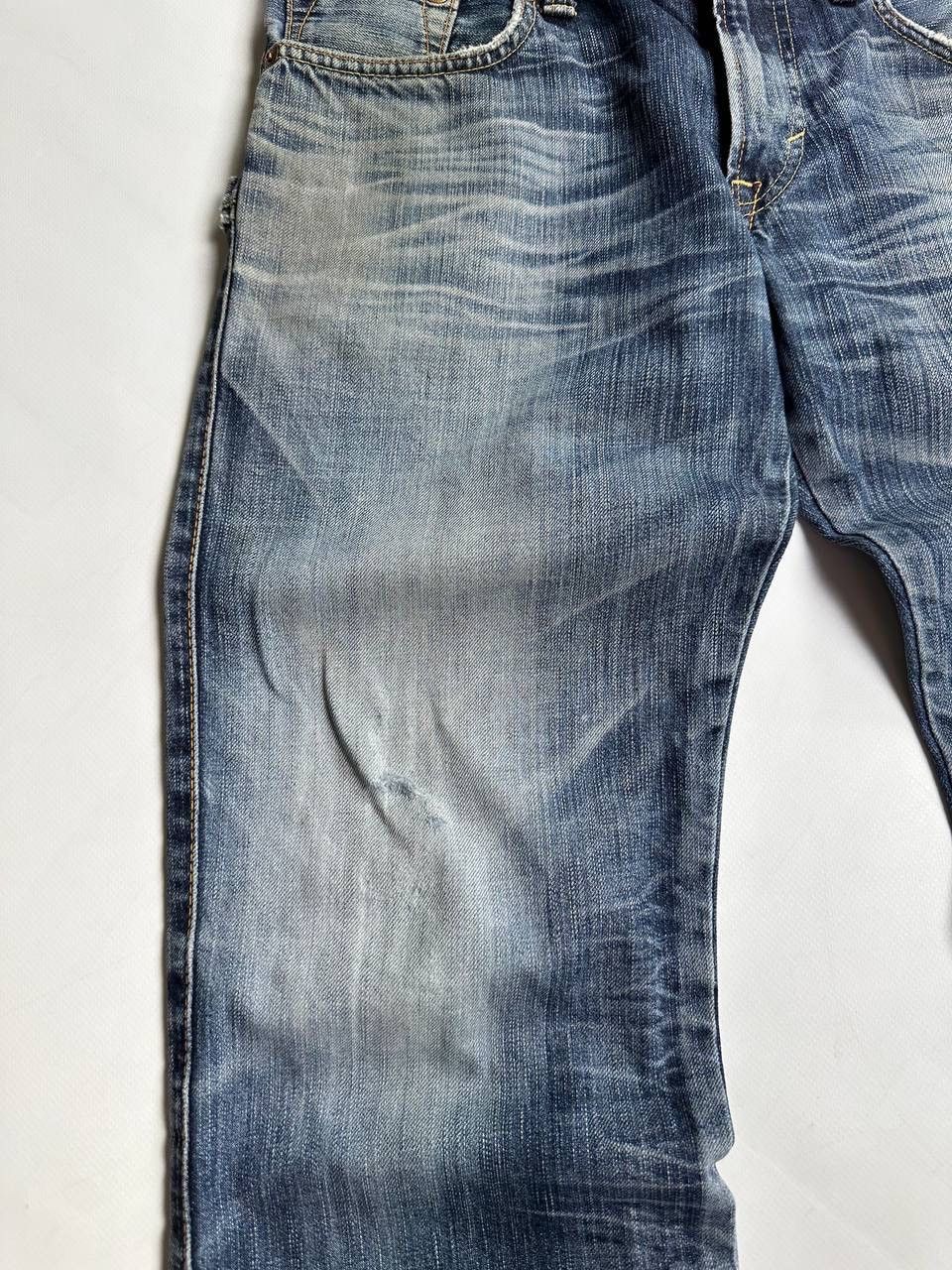 If Six Was Nine 2000s Edwin Blue Trip Japan Washed Faded Jeans🔥 Size US 31 - 10 Thumbnail