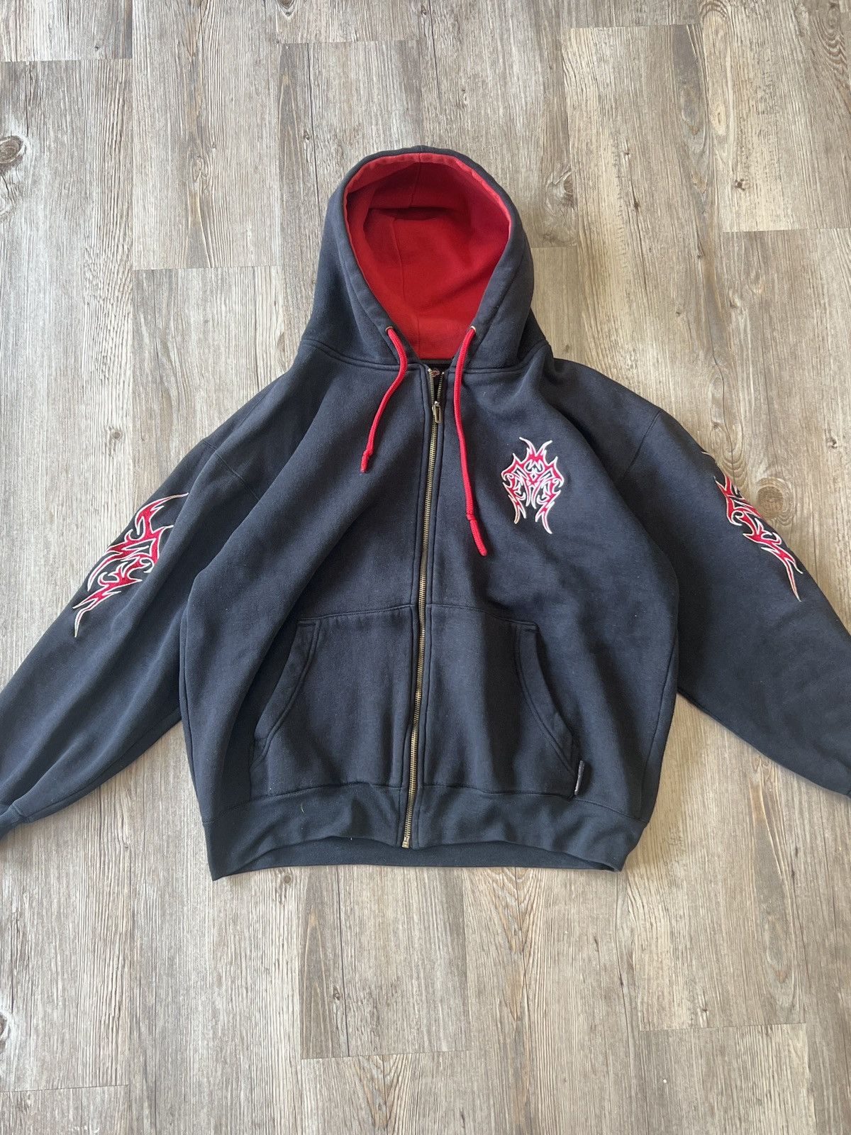 JNCO × Point Zero × Tribal Streetwear Sapphire Lounge Tribal Hoodie Size US M / EU 48-50 / 2 - 1 Thumbnail