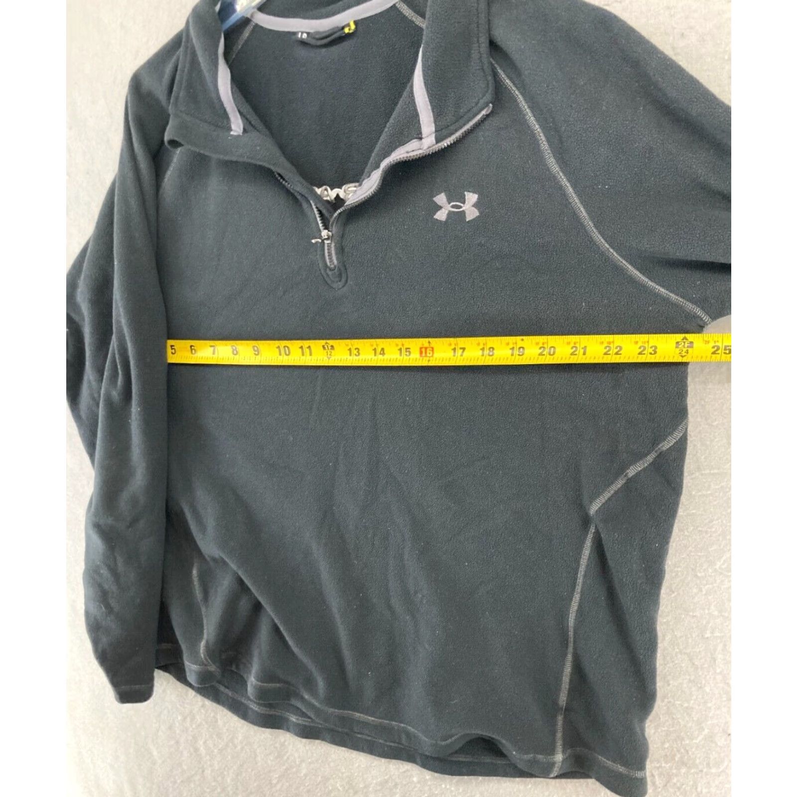 Under Armour Under Armour Mens Pullover L Black Fleece 1/4 Zip Sweatshirt Outdoor Size US L / EU 52-54 / 3 - 2 Thumbnail
