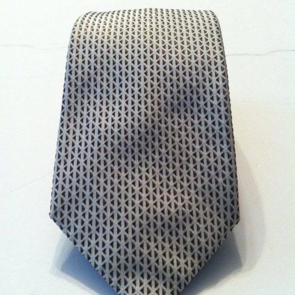 Hugo Boss HUGO BOSS MENS NEW BEIGE 100%SILK NECK TIE WIDTH: 3 1/8" Size ONE SIZE - 2 Thumbnail