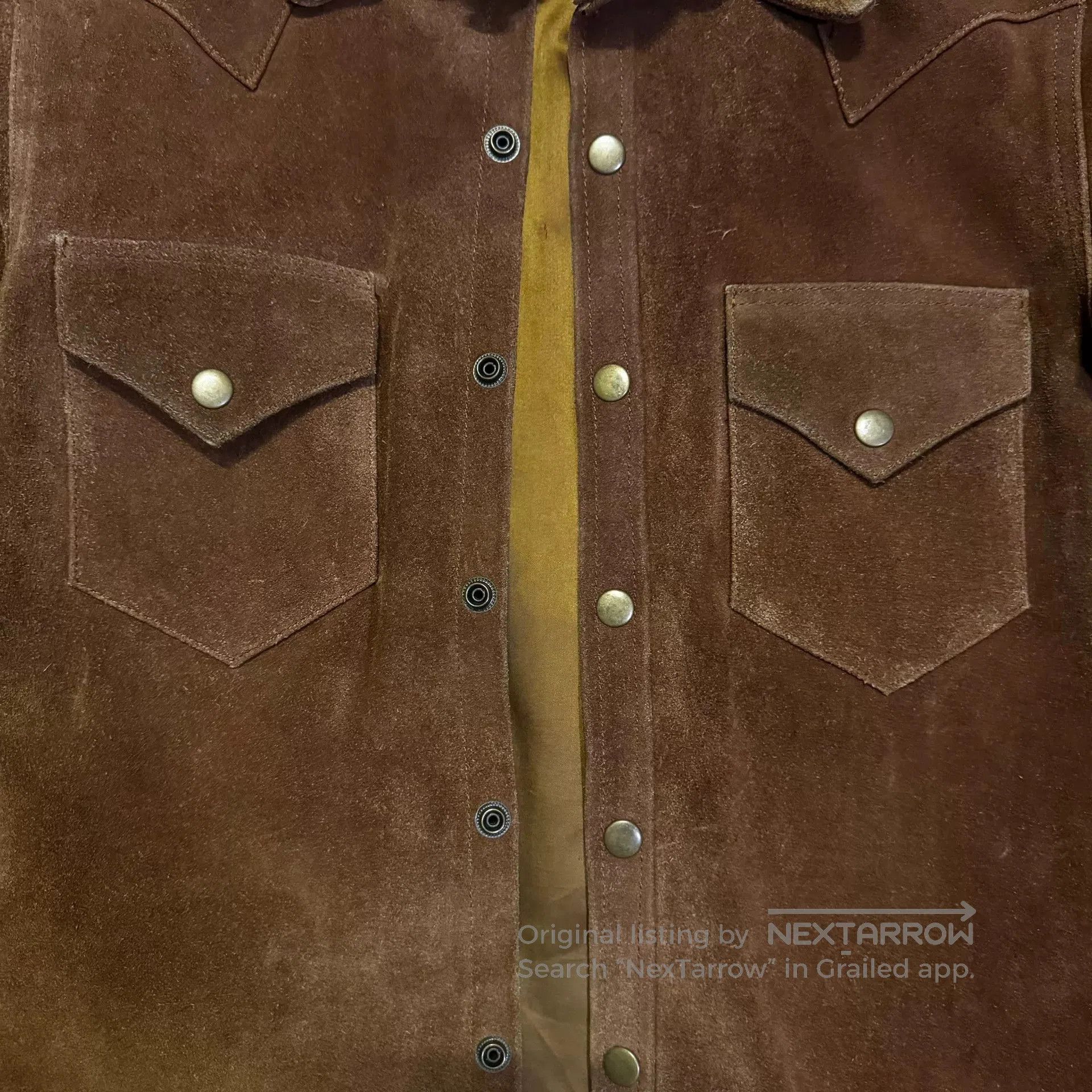 Vintage Vintage 70s Western Style Suede Jacket. Size US M / EU 48-50 / 2 - 4 Thumbnail