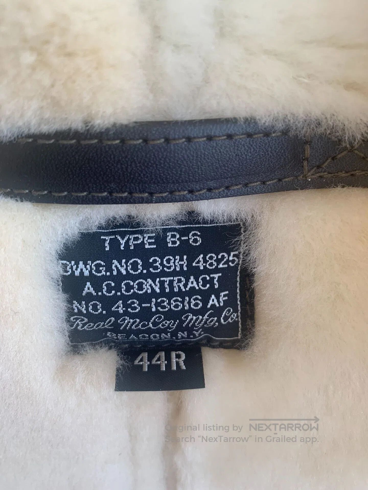 The Real McCoy's real mccoy's classic b. Size US XL / EU 56 / 4 - 4 Thumbnail